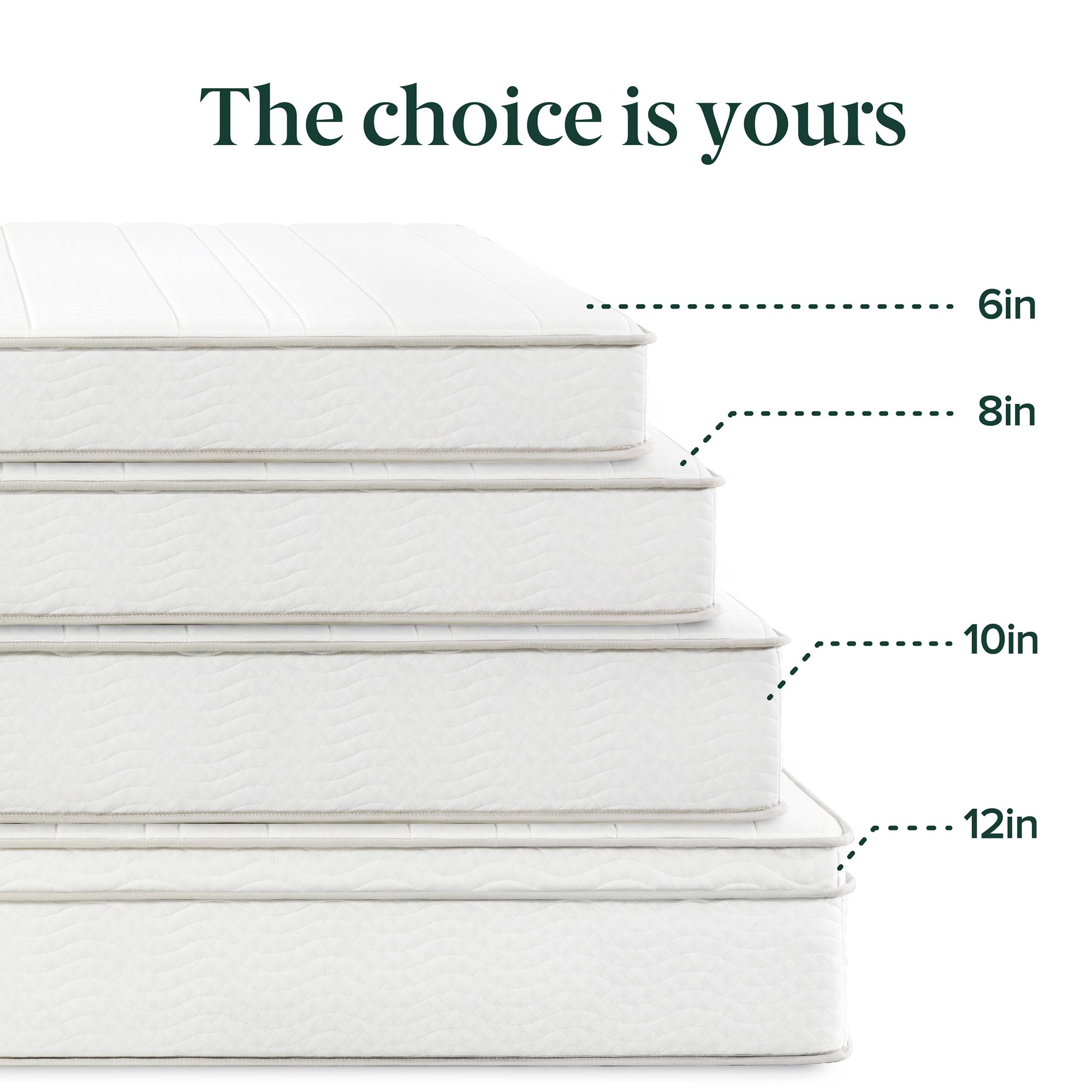 ZINUS 6 Inch Hybrid Mattress - Twin XL Size, Fiberglass Free, Medium Firm Support, CertiPUR-US Certified Foam & Fabric | Perfect for Guest Rooms, Dorms & Small Spaces | Mattress in a Box for Easy Setup