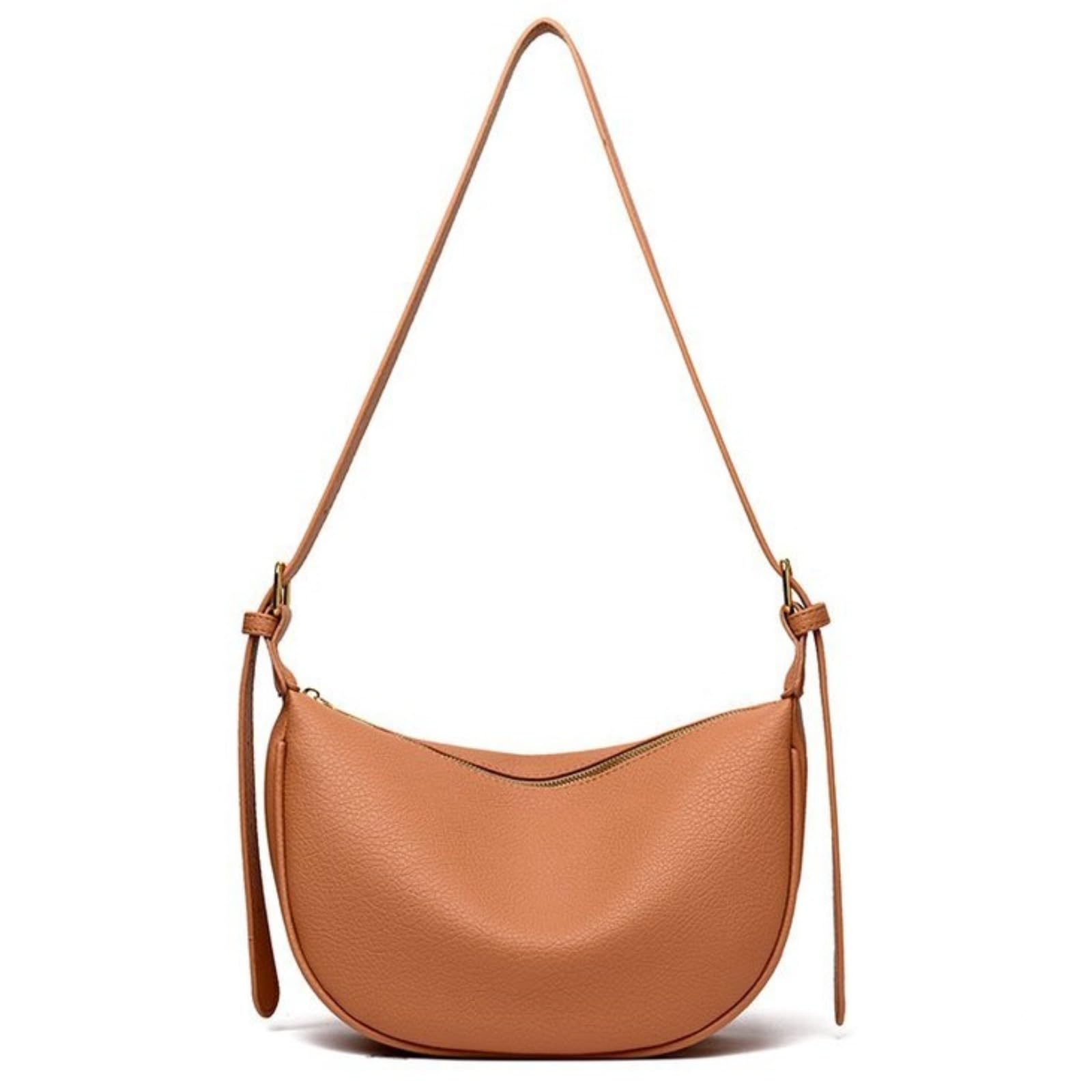 Stylish Women's Leather Crossbody Shoulder Bag - Fashionable Hobo Handbag for Everyday Use, Travel & Shopping