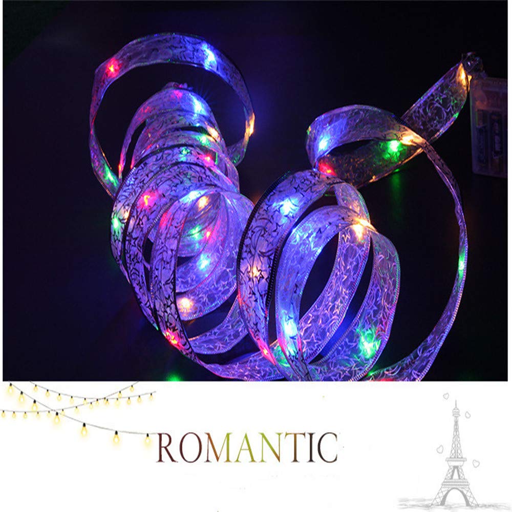 Battery Operated LED Fairy Lights - 13FT Copper Wire String Lights for Bedroom, Dorm, Party, Wedding (White) | Indoor & Outdoor Decorative Hanging Lights for Girls Room, Garden, Patio, Christmas Tree