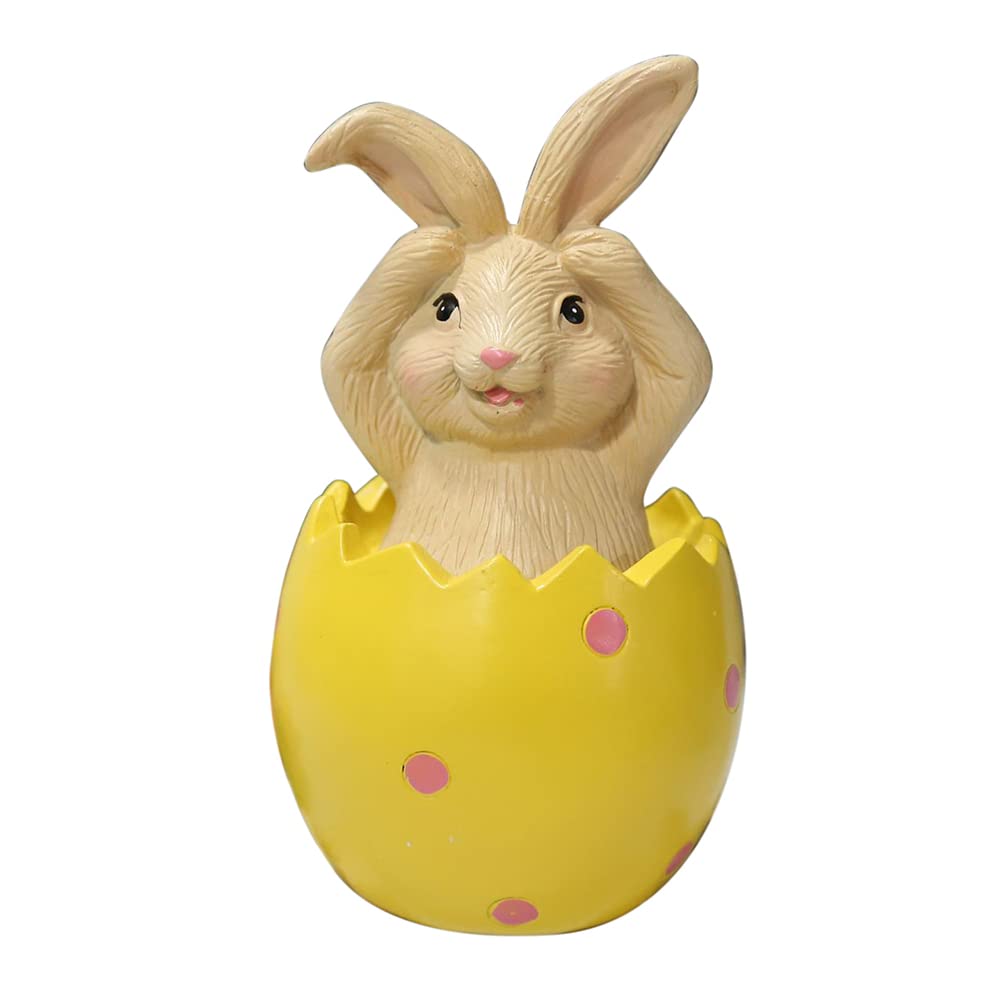 Easter Bunny Decorations - Spring Home Decor Bunny Figurines for Indoor & Outdoor Garden Microlandscape | Perfect for Easter Party, Table Centerpiece, and Seasonal Home Decor
