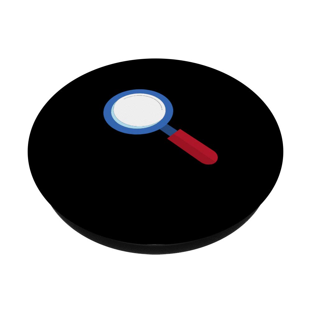 Cute Detective Magnifying Glass Cartoon Comic Art Drawing - Perfect for Kids' Mystery Games, Classroom Activities, and Creative Projects