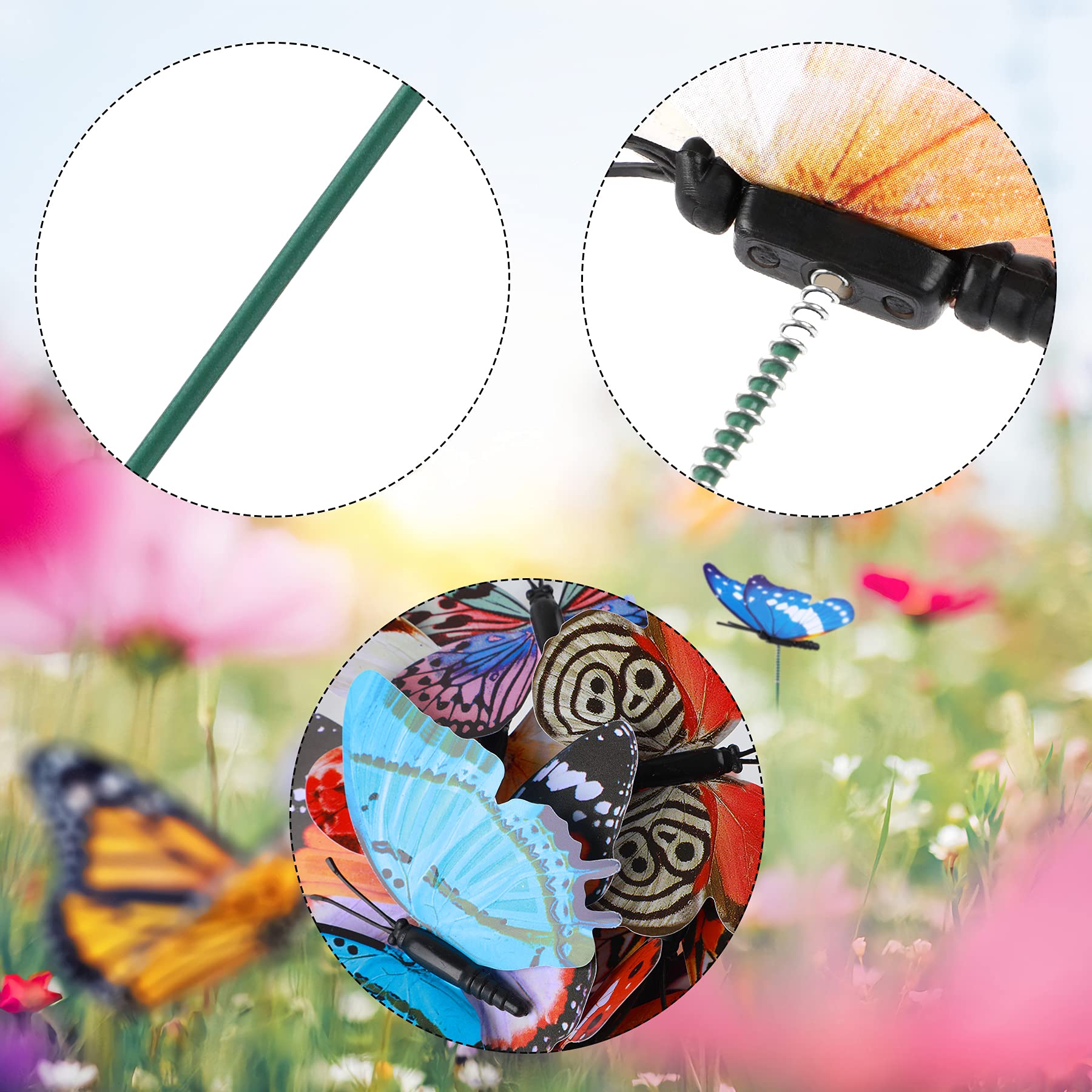 Luminous Butterfly Garden Decor - 75 PCS Waterproof Outdoor Ornaments for Lawn & Yard