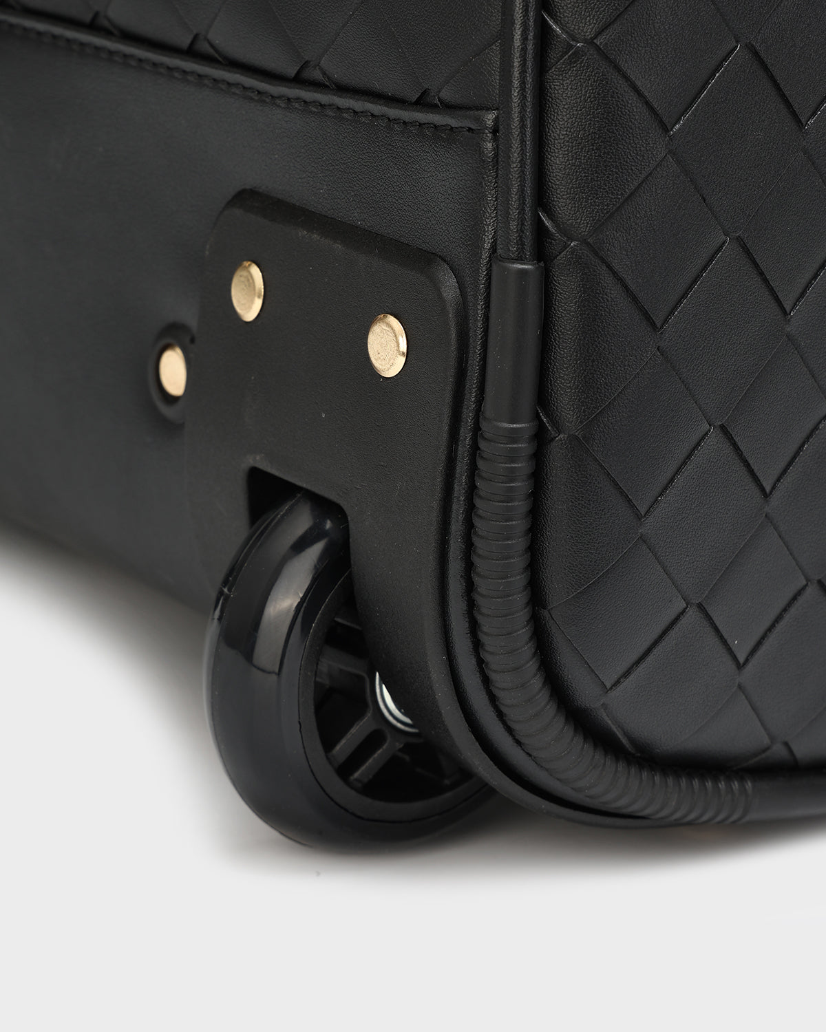 Bodega Rolling Duffle Bag - Black Travel Luggage for Gym, Weekend Trips & Business Carry-On | Durable Spinner Wheels & Expandable Storage