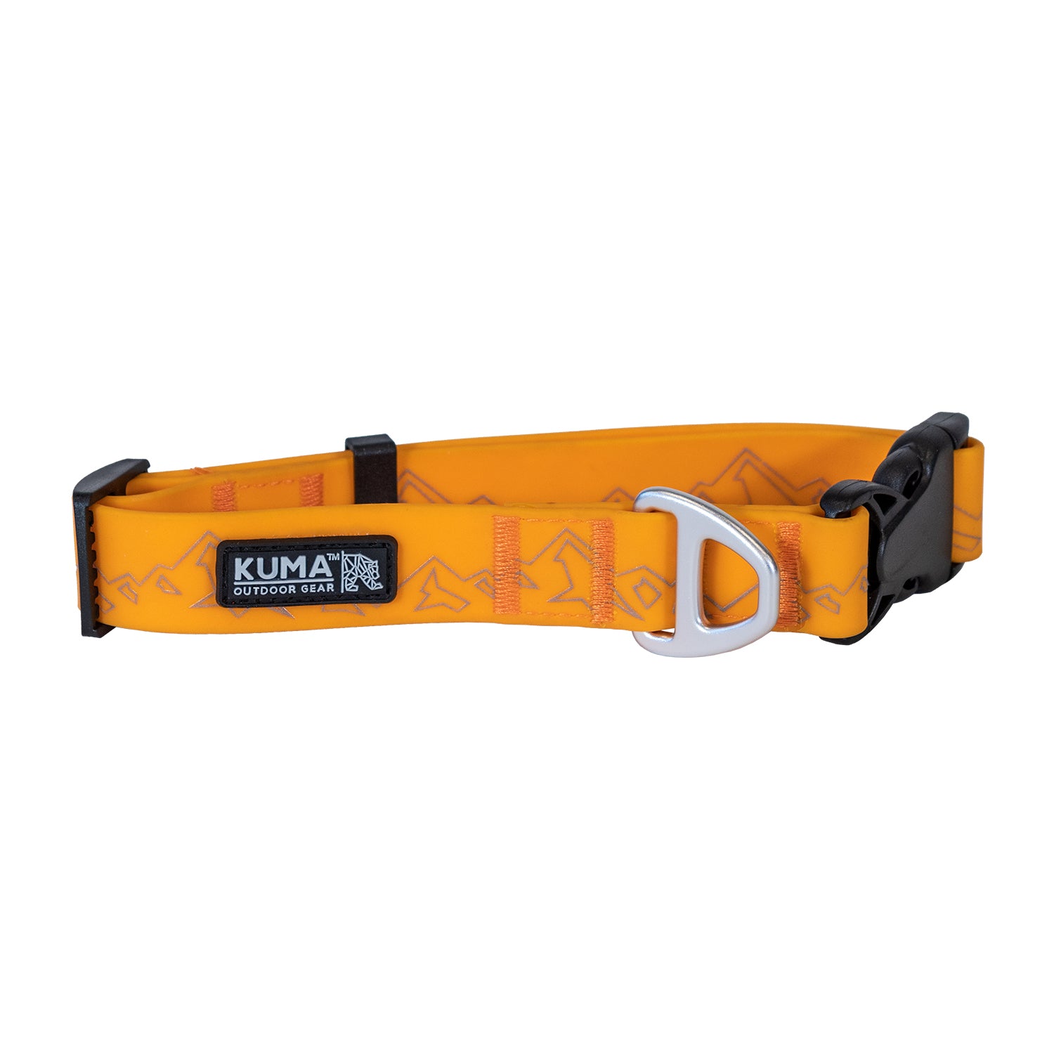 KUMA Waterproof Dog Collar - Durable Nylon Pet Collar for Small Medium Large Dogs - Perfect for Swimming, Bathing & Outdoor Adventures