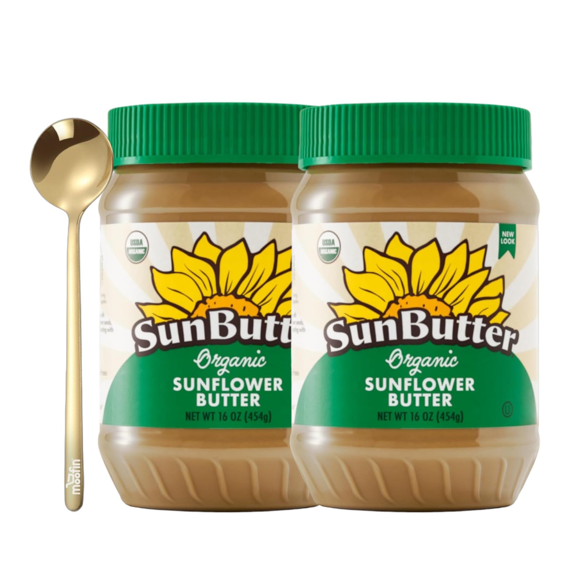 Organic Sunflower Butter 16oz - Roasted Seed Spread for Sandwiches, Baking & Snacks