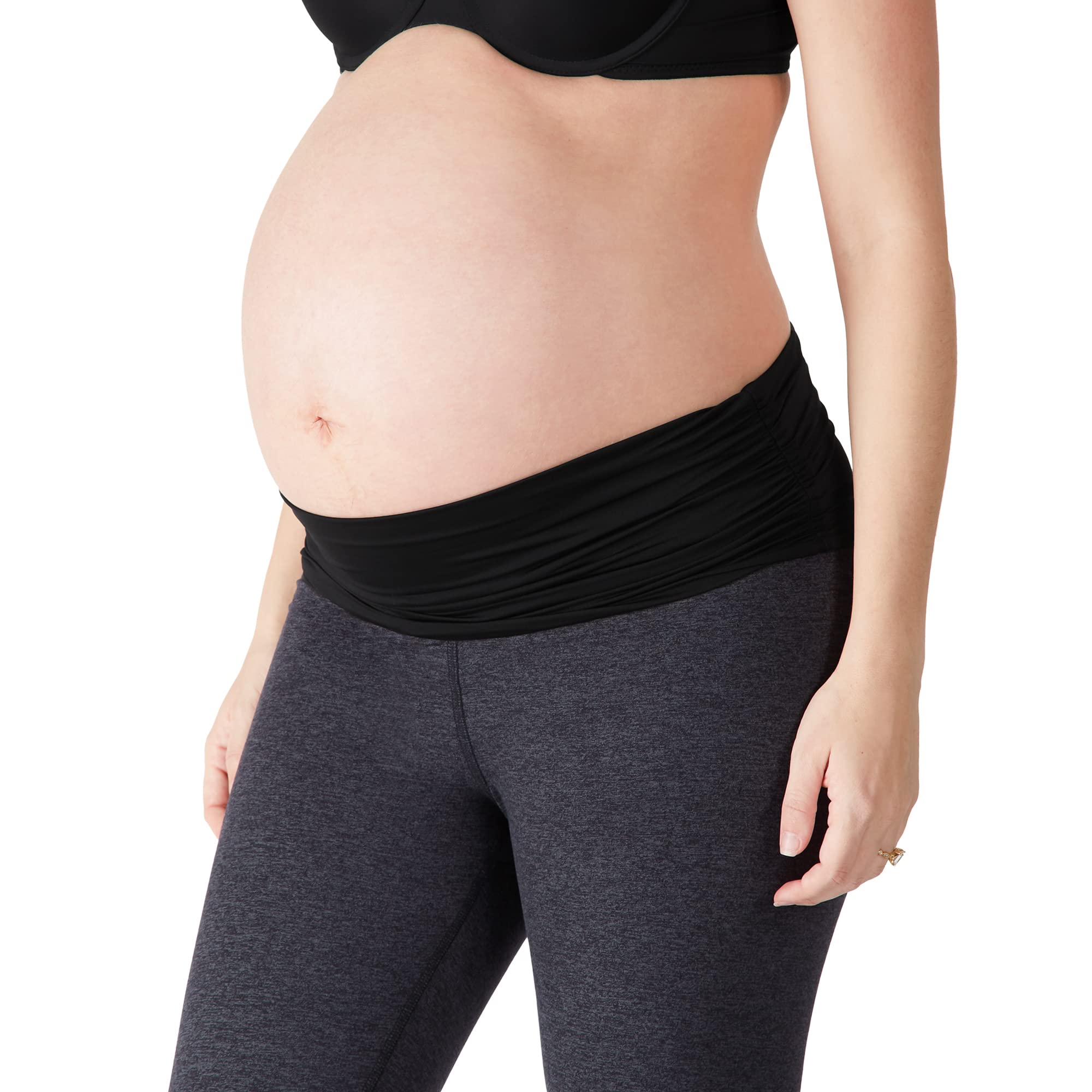 Belly Bandit ActiveSupport Essential Capri Leggings for Women - High Waist Postpartum Yoga Pants for Maternity & Workout - Perfect for Post-Pregnancy Recovery, Pilates & Gym