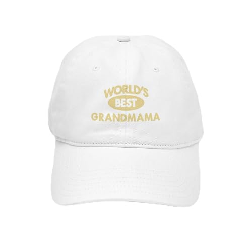 White - Worlds Best Grandmama Cap