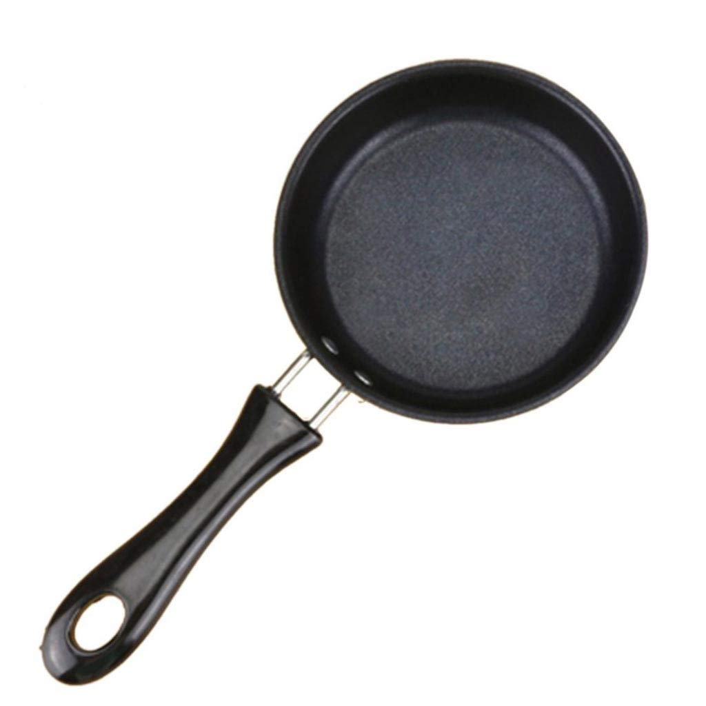 Non-Stick Mini Frying Pan 18cm & 22cm - Induction Compatible Flat Wok for Steak, Pancakes, Eggs, Omelettes & Dumplings - Perfect for Home Cooking, Camping & Small Kitchens