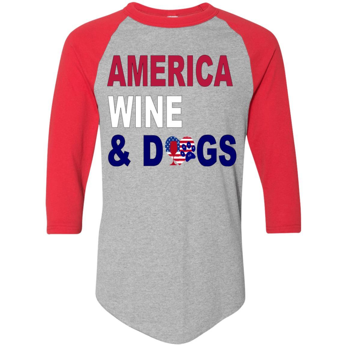 WineyBitches.Co Colorblock Raglan Jersey - Stylish Women's Baseball Tee for Casual Wear, Lounge & Outfits
