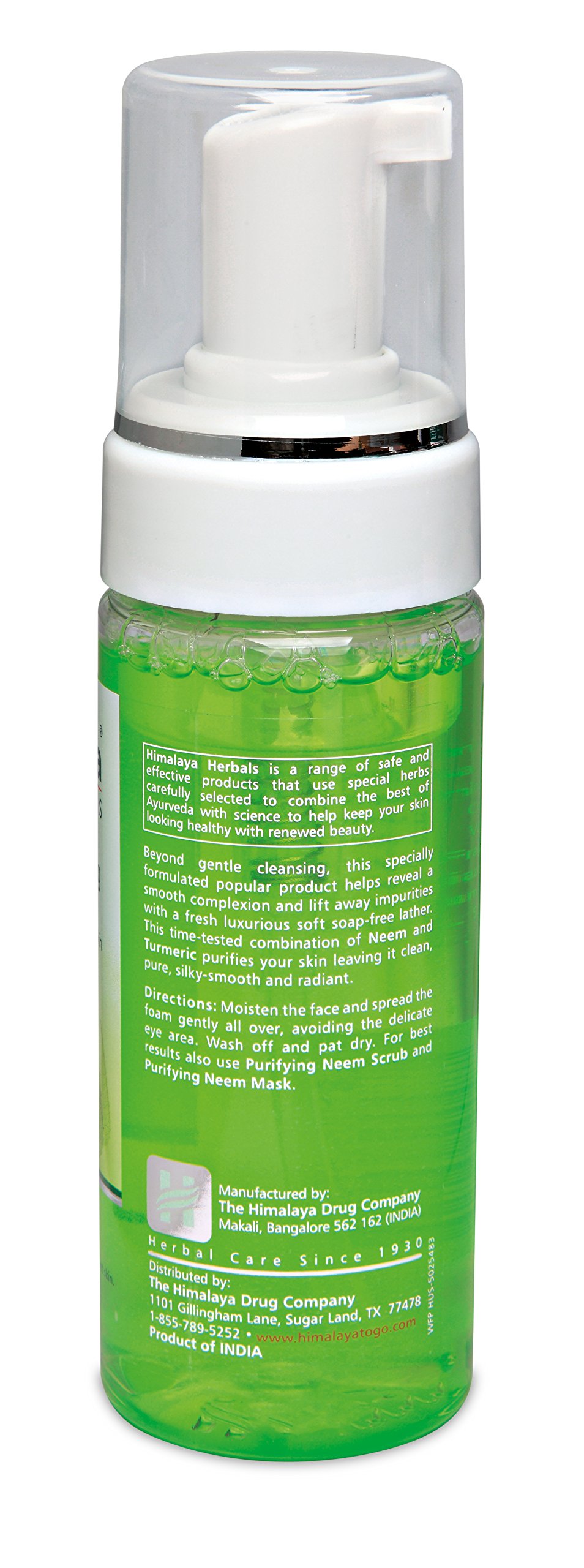 Himalaya Herbals Purifying Neem Foaming Face Wash & Fairness Kesar Face Wash Combo - 150ml Each | Deep Cleansing for Acne & Brightening Skin | Perfect for Daily Skincare Routine & Travel