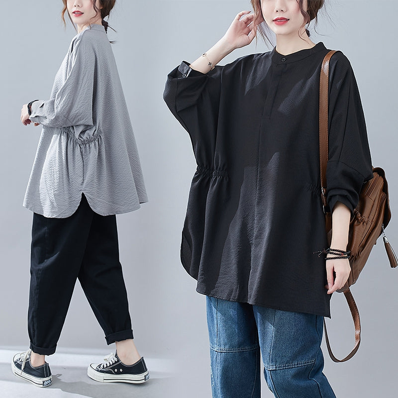 Plus Size Loose Slimming Blouse for Women - Flattering Tunic Top for Curvy Figures - Perfect for Work, Casual Wear & Special Occasions