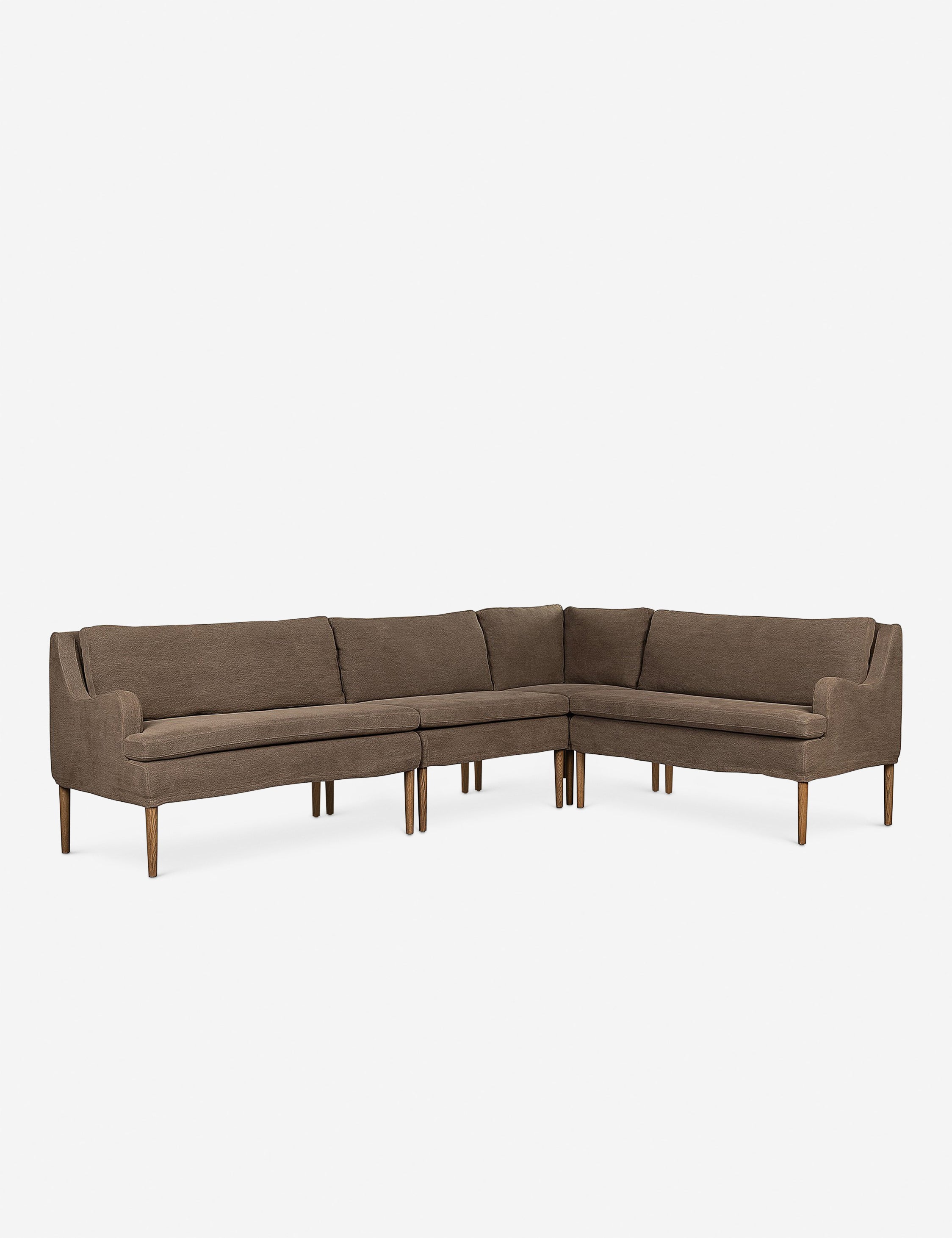 Aurelia Dining Banquette - Modern Upholstered Bench by Amber Lewis x Four Hands | Perfect for Kitchen Nooks, Dining Rooms & Breakfast Areas