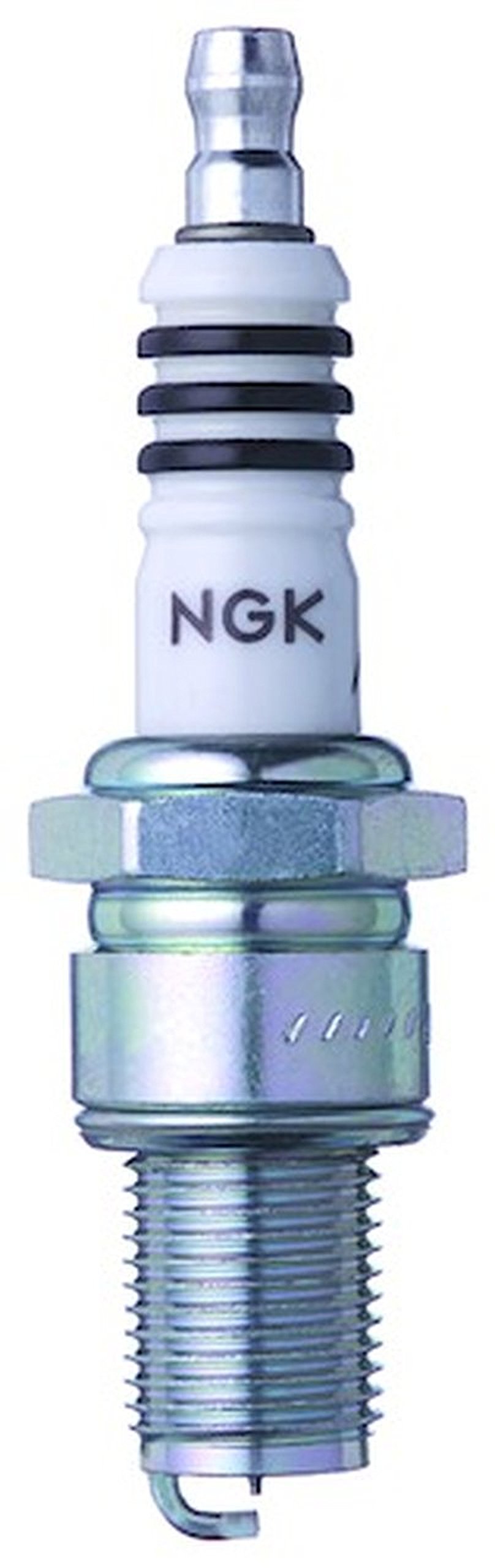 4 New NGK Iridium IX Spark Plugs BR10EIX #6801 - High Performance Spark Plugs for Cars, Motorcycles & ATVs - Improves Fuel Efficiency & Engine Power
