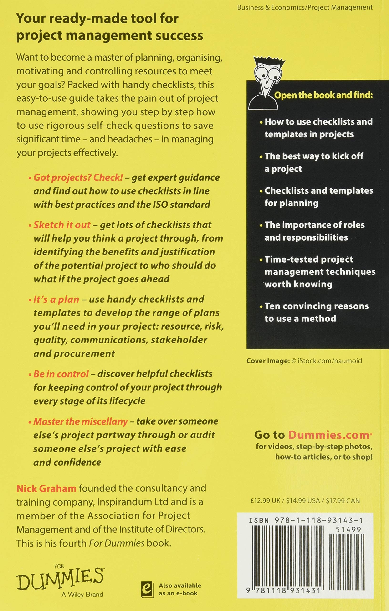 Project Management Checklists For Dummies - Essential Tools & Templates for Effective Team Collaboration | Perfect for Agile, Scrum & Remote Work Projects