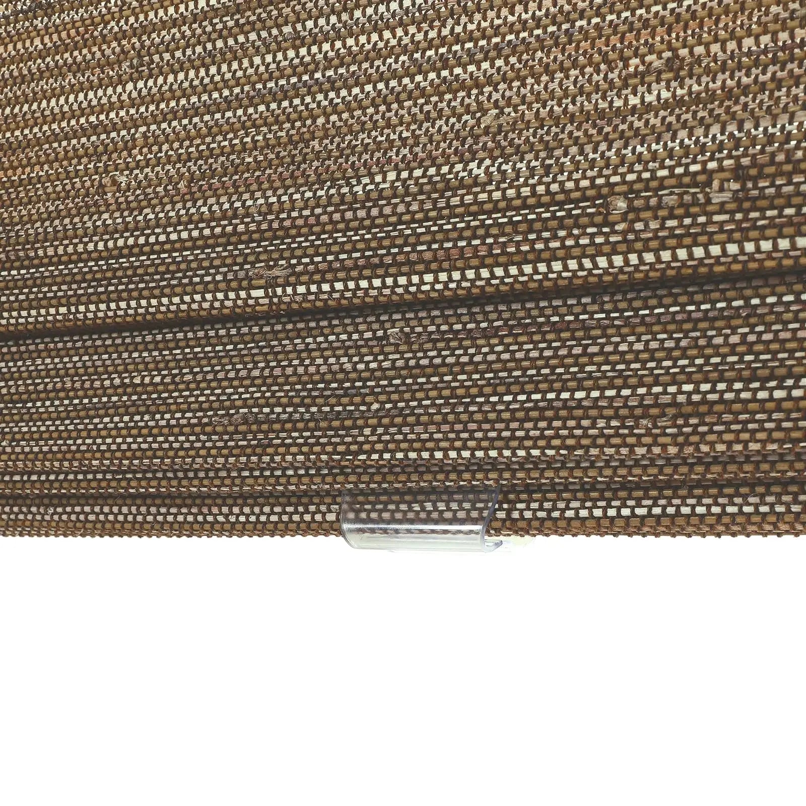Natural Ramie Bamboo Woven Window Shade - Light Brown - Eco-Friendly & Durable - Perfect for Living Room, Bedroom & Patio Privacy