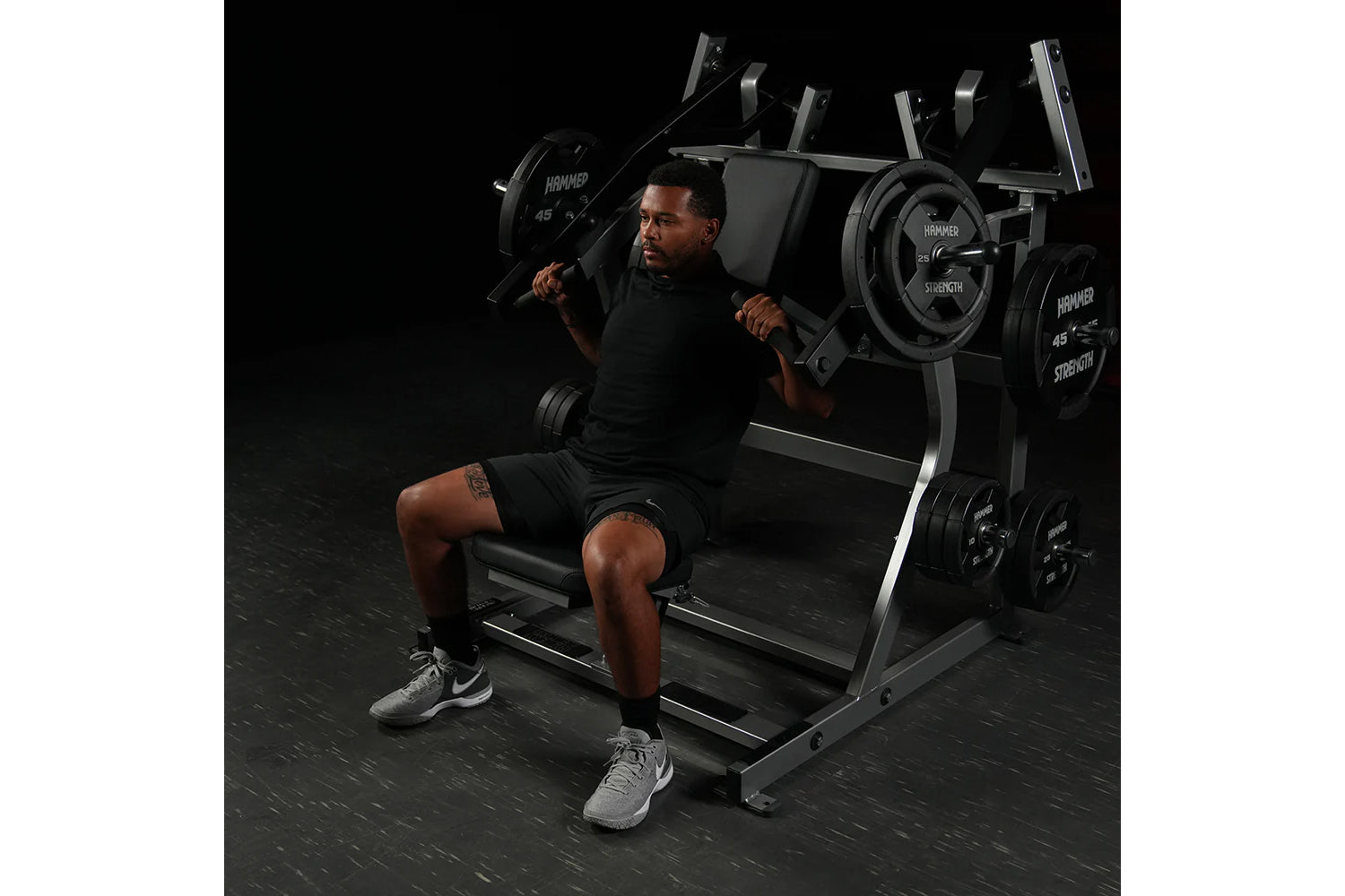 Hammer Strength Plate Loaded Iso-Lateral Super Incline Press Machine - Commercial Gym Equipment for Chest Workouts & Strength Training