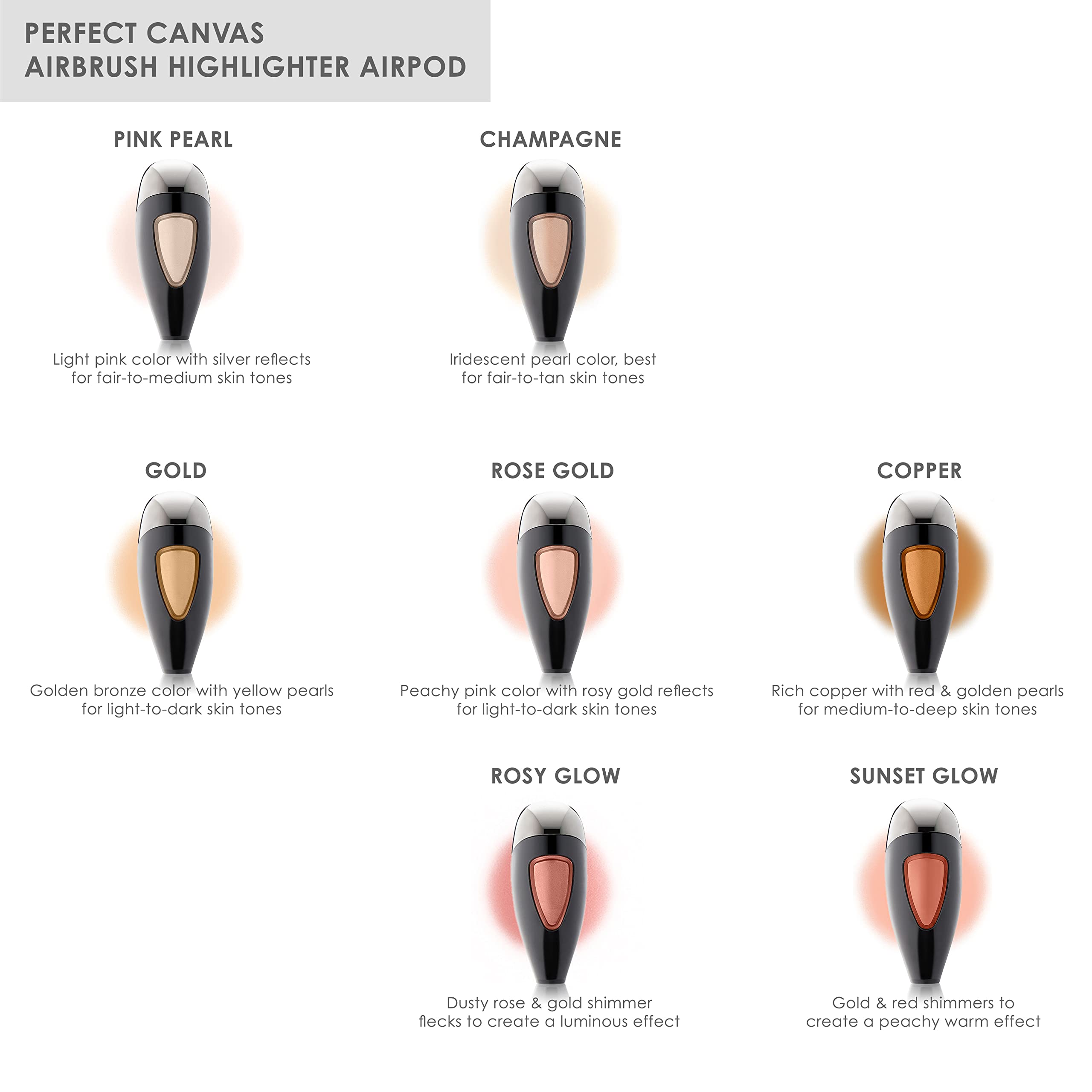 Temptu Airbrush Airglow - Perfect Canvas Makeup for Flawless Skin