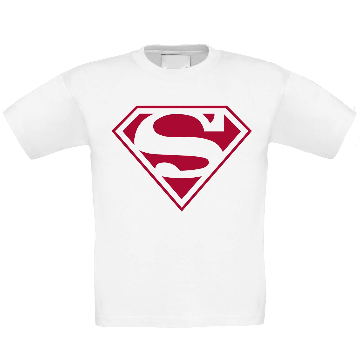 URBAN SHAOLIN Boys Superman Retro Logo Graphic T-Shirt - White Cotton Tee for Kids Ages 12-14 | Cool Superhero Costume & Casual Wear for School, Parties & Everyday Outfits
