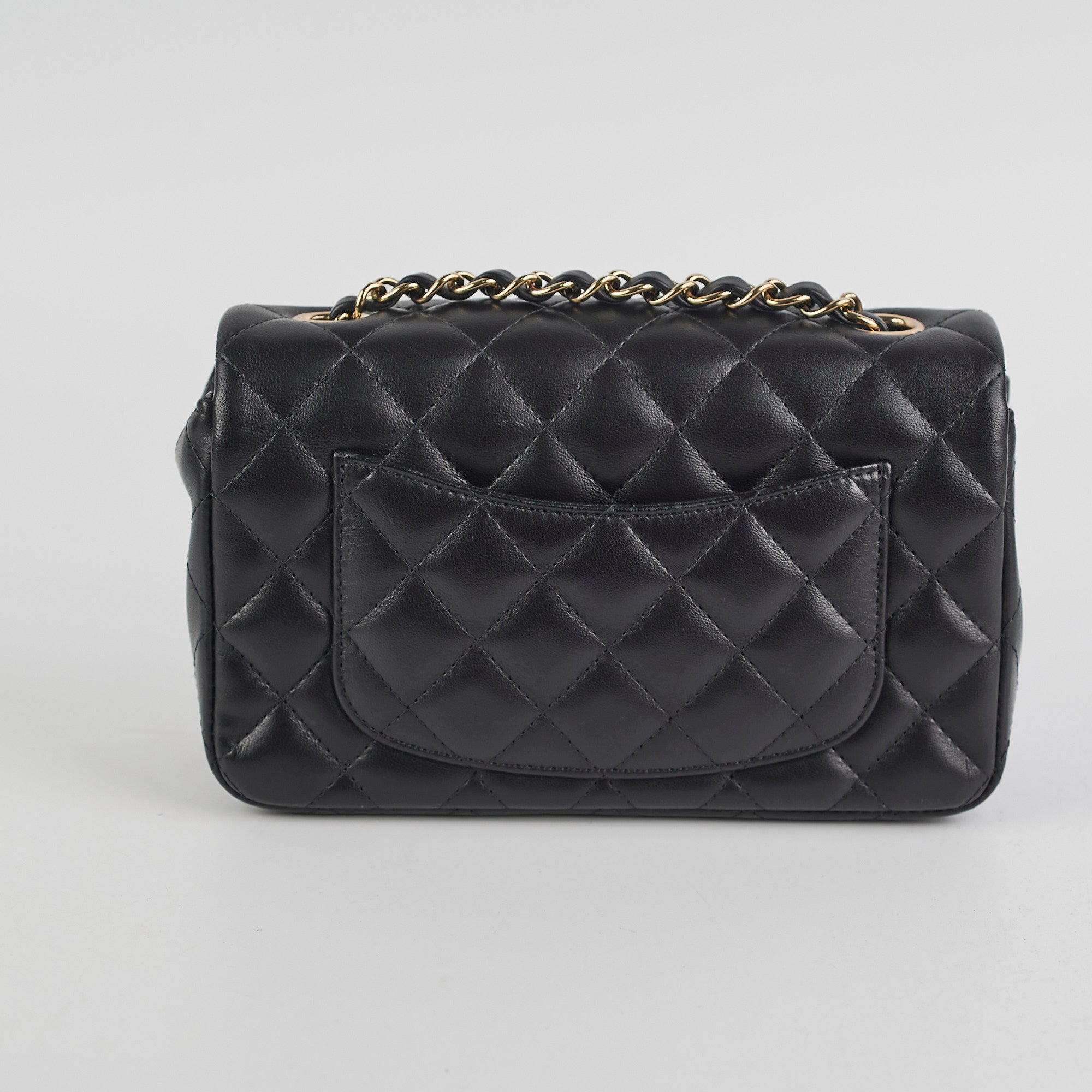 Chanel Mini Rectangular Lambskin Black Crossbody Bag - Luxury Designer Handbag for Women | Perfect for Evening Parties, Date Nights & Special Occasions