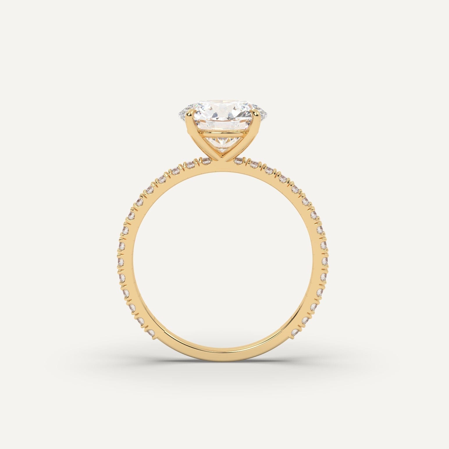 2 Carat Round Cut Diamond Ring - 14K White Gold Engagement Ring for Women, Perfect for Proposals, Weddings & Anniversaries