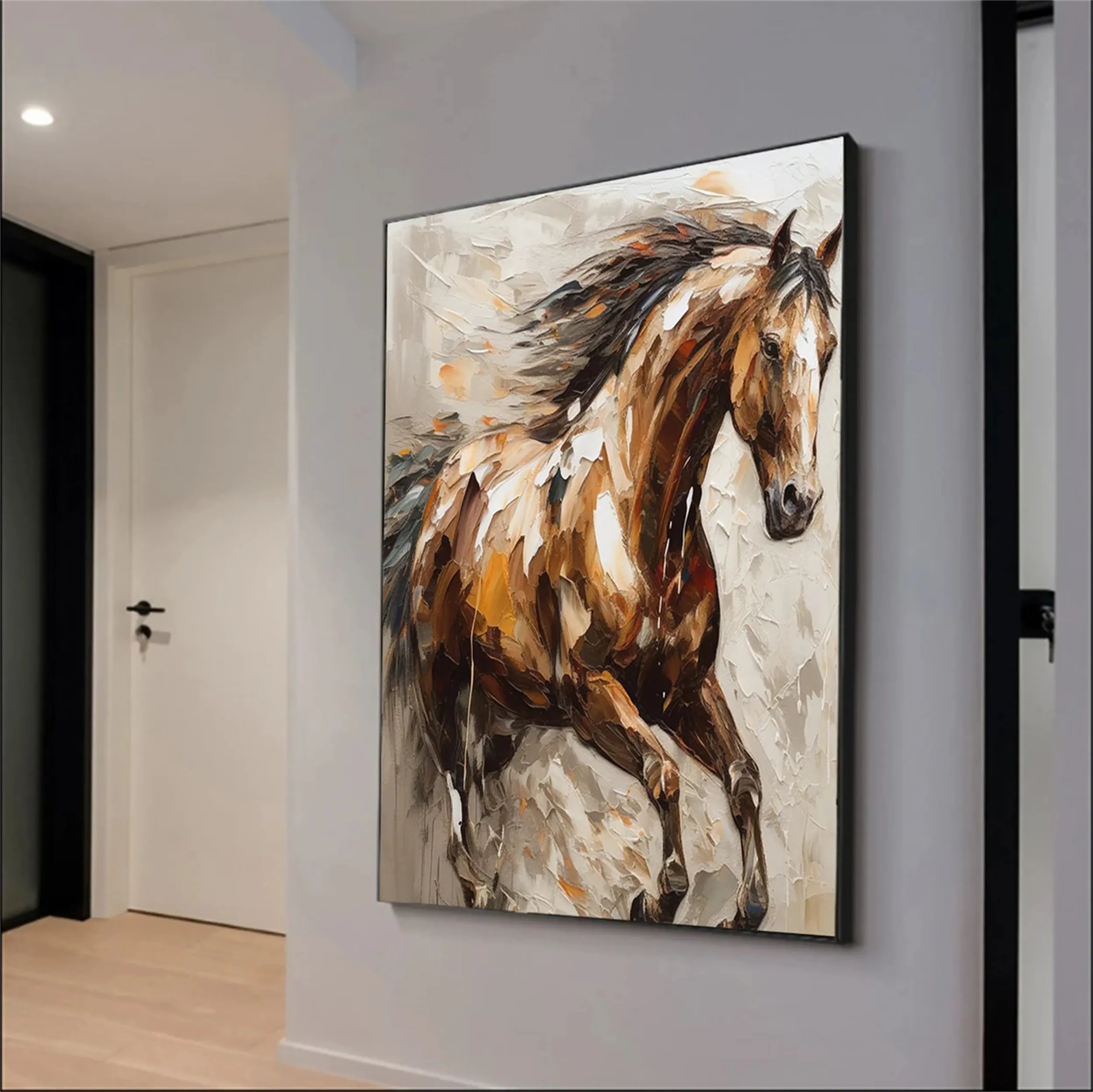 Animal Art Painting #AP044 - Handmade Wildlife Canvas Art for Home & Office Decor | Perfect for Living Room, Bedroom, or Gift