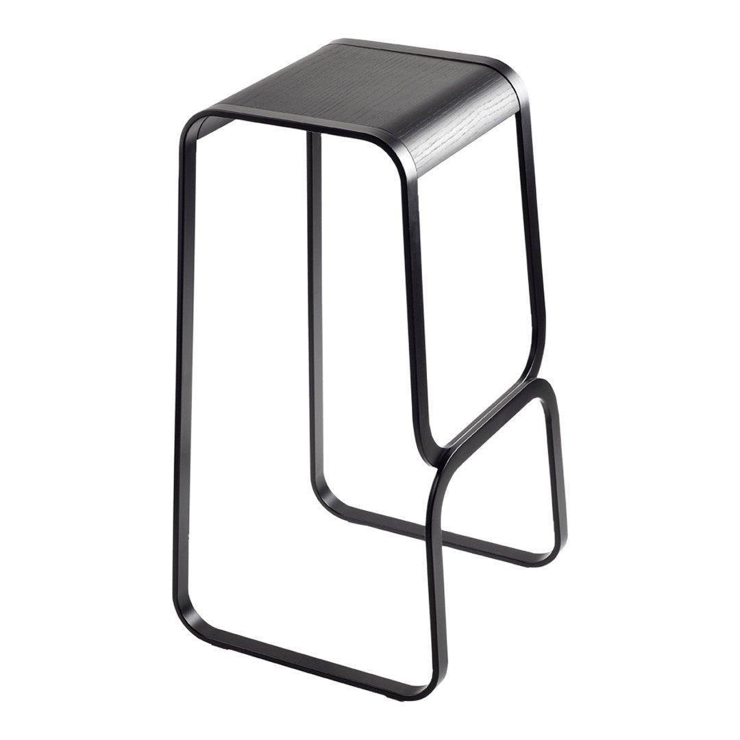 Modern Continuum Bar Stool - Adjustable Height Counter Stool with Backrest - Comfortable Kitchen Island & Home Bar Seating for Dining & Entertaining