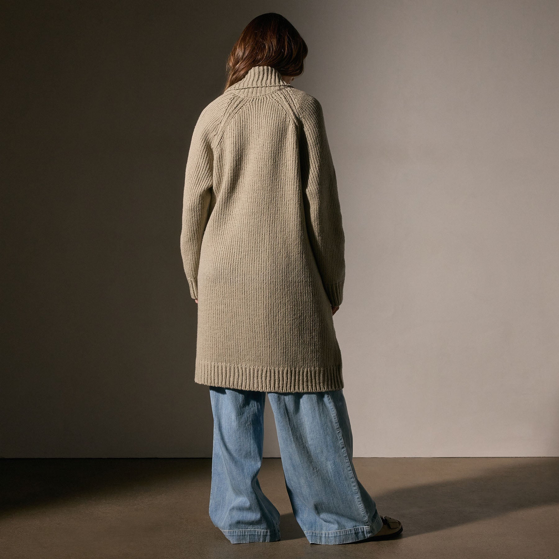 Soft Cotton Shawl Collar Cardigan Sweater for Women - Cozy Knit Open Front Wrap - Perfect for Fall & Winter Layering, Office Wear and Casual Outfits