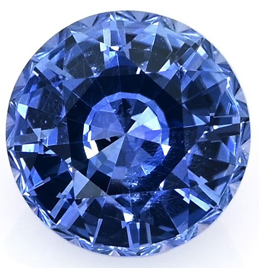 1.7 Carat Round Cut Blue Sapphire Gemstone - Natural Loose Stone for Engagement Rings & Fine Jewelry - Perfect for Wedding Bands, Earrings & Necklaces
