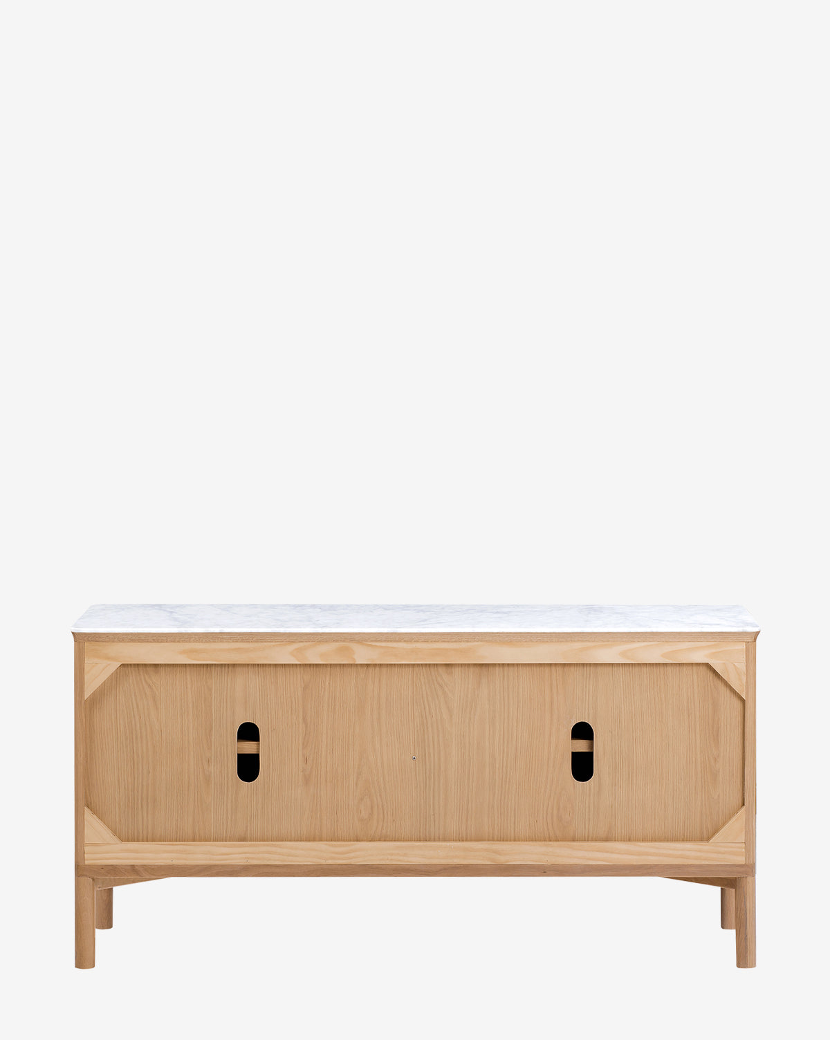 Vale Sideboard - Modern Wood Buffet Cabinet with 2 Doors and 4 Drawers for Dining Room Storage | Stylish Entryway Console Table for Hallway & Living Room Organization