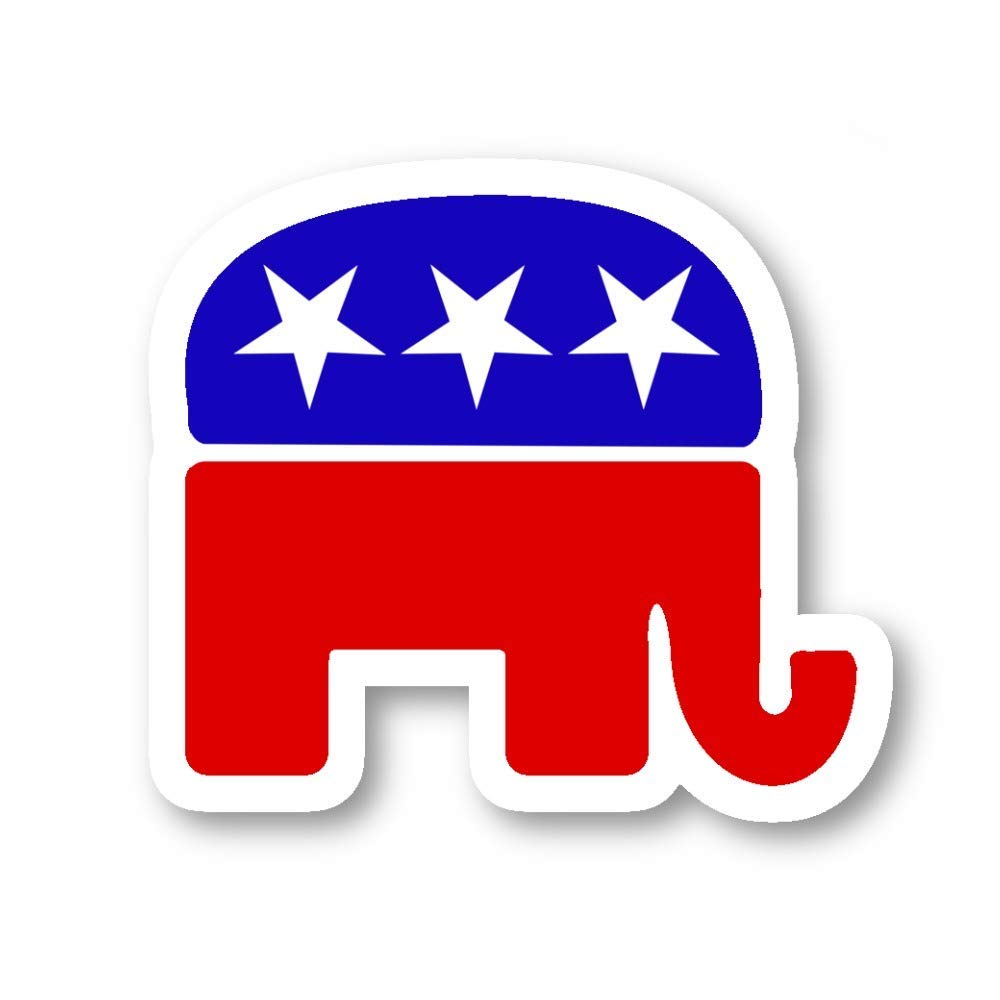 Republican Elephant Stickers - 3 Pack (2.5