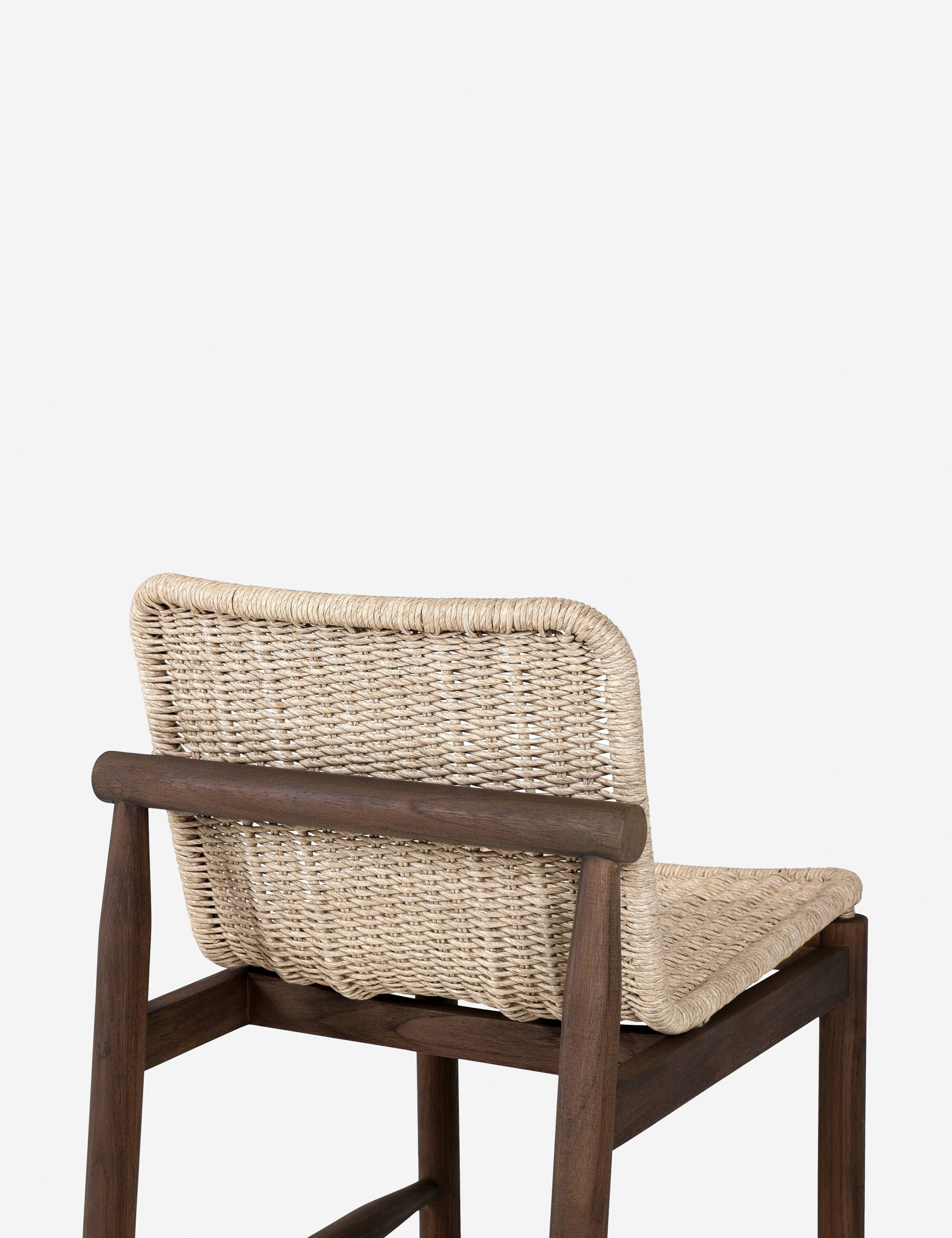 Amber Lewis x Four Hands Dume Indoor Outdoor Dining Chair - Weather-Resistant Patio & Garden Seating for Backyard, Poolside & Restaurant Use