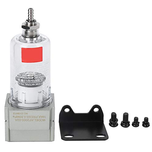High-Quality Aluminum Alloy Air Oil Separator Filter for Pneumatic Tools | Compact Single Unit Air Line Compressor Fitting | Perfect for Automotive Repair, Woodworking & Industrial Applications