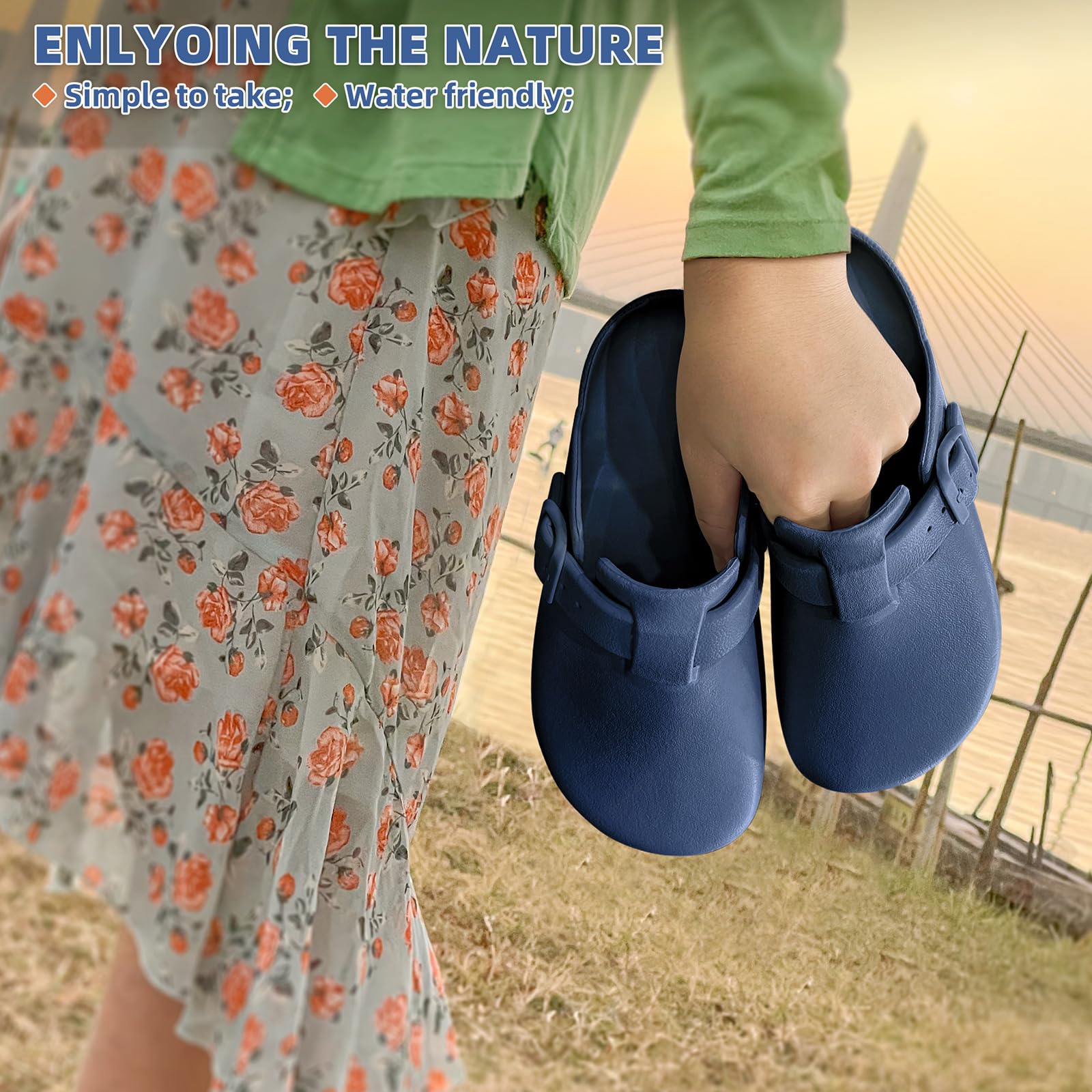 BigAnt Women's Slip-On Clogs - Comfortable Nurse Shoes & Garden Work Mules for Healthcare Professionals & Outdoor Activities | Perfect for Hospitals, Clinics, Gardening & Casual Wear