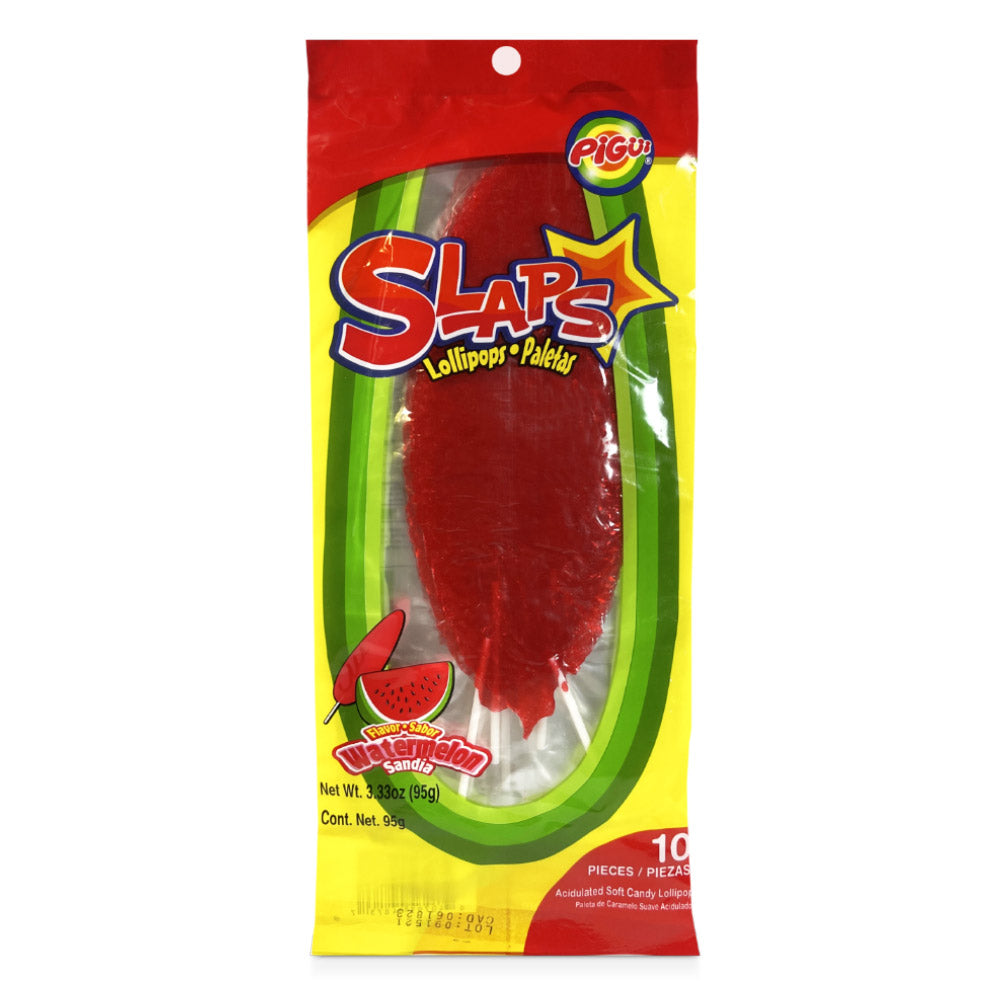 Sweet Pigui Watermelon Slap Candy | 10 Count Bag - Perfect for Parties, Gifts & Snacking