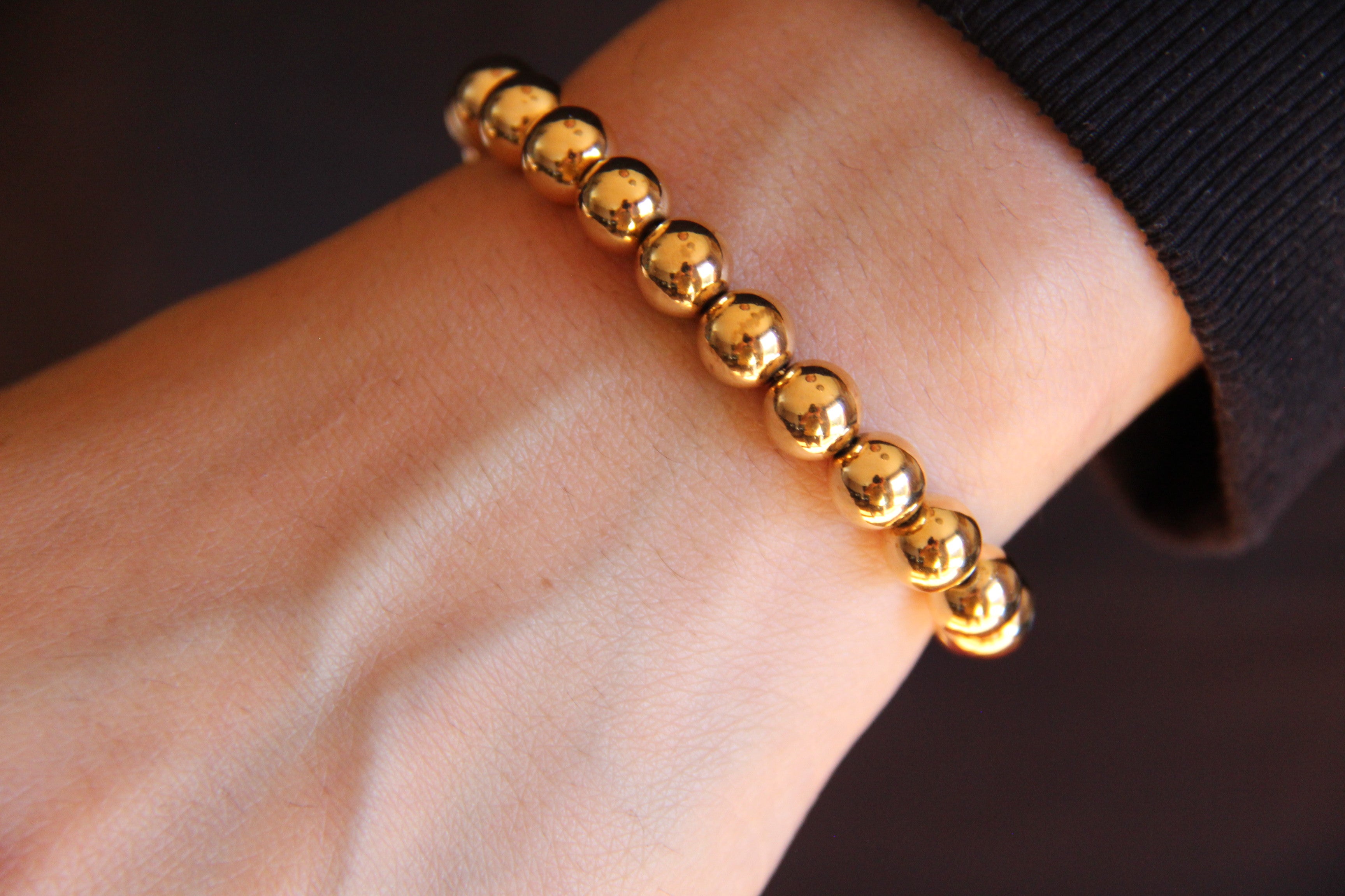 Stylish Balls Bracelet for Women & Men - Trendy Beaded Elastic Adjustable Wristband - Perfect for Casual Wear, Gifts & Fashion Accessories
