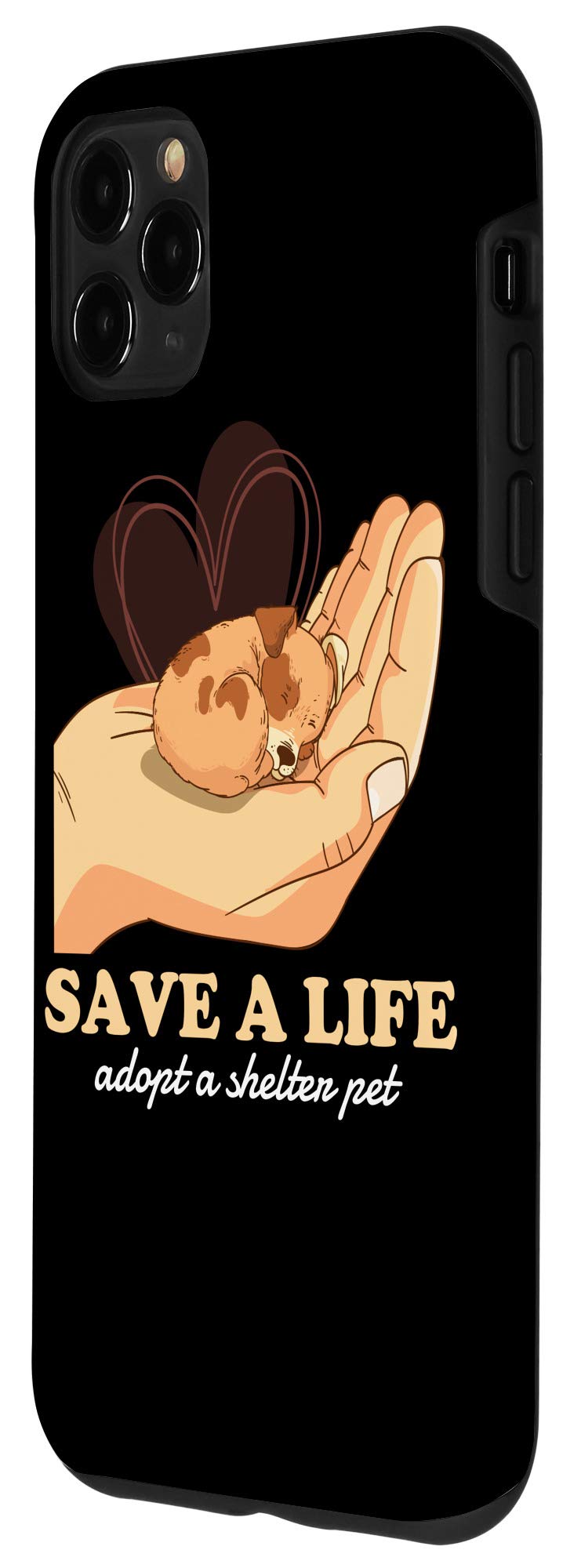 iPhone 11 Pro Max Case - Premium Rescued Dog Adoption Design for Animal Lovers | Perfect Gift for Pet Owners & Dog Rescue Supporters