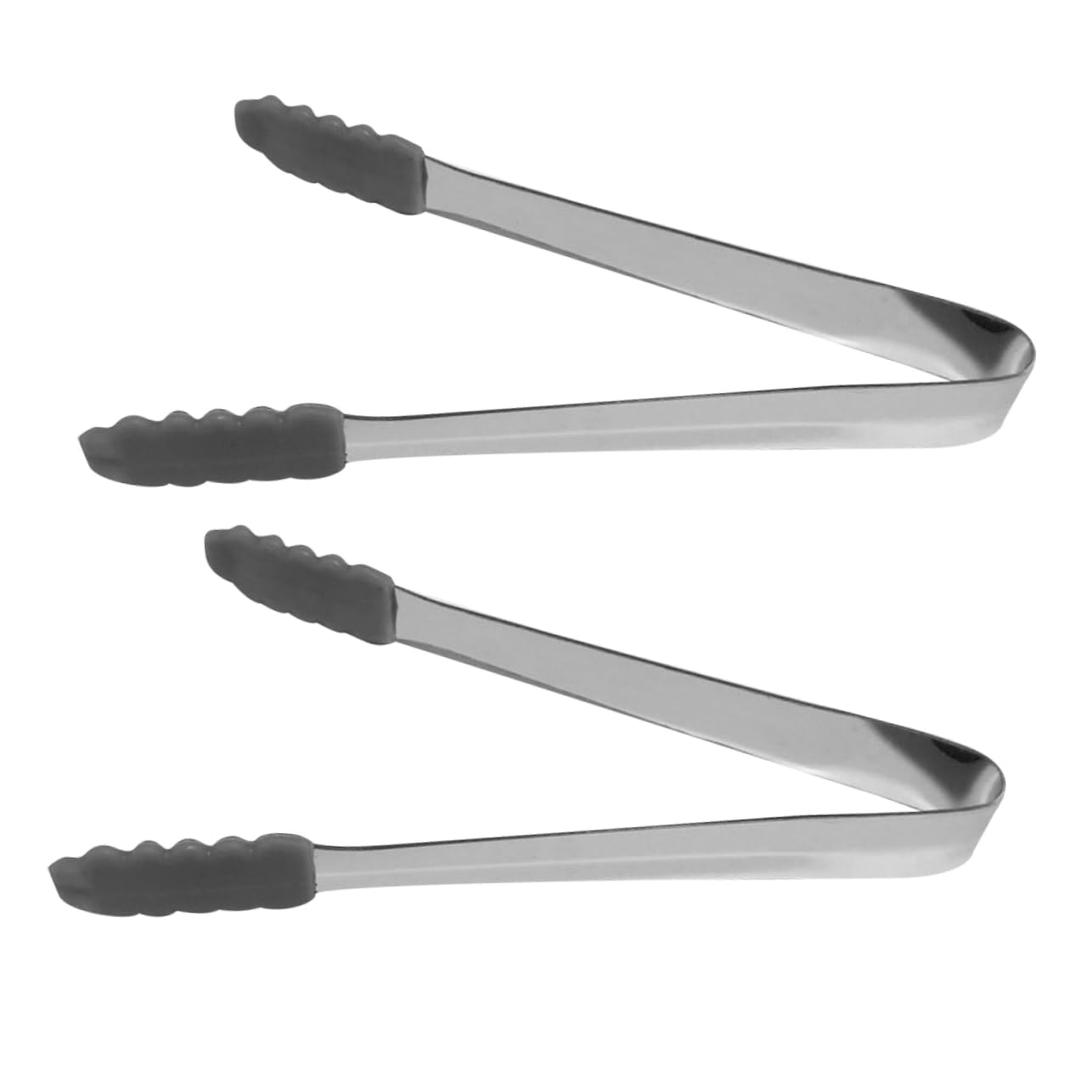 2pcs Silicone Sugar Cube Tongs - Non-Slip Mini Ice Clamps for Tea Parties & Cocktails