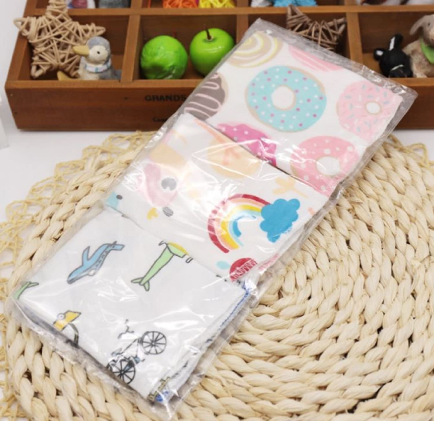 Premium 400 GSM Cotton Face Towels - Ultra Soft & Super Absorbent Small Towels for Women, Kids & Babies (25x25cm) - 6-Pack for Daily Skincare, Travel & Nursery Use
