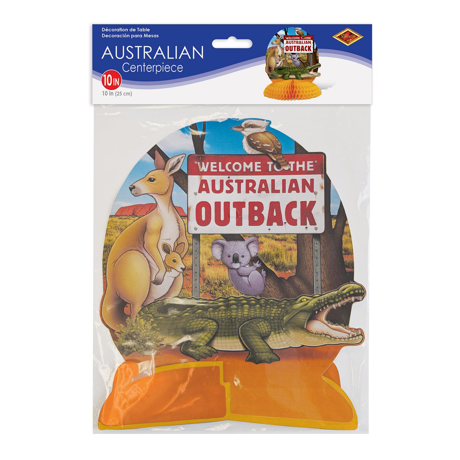 12 Pack Beistle Australian Themed Party Centerpieces - Perfect for Outback, Safari, and Australia Day Decorations