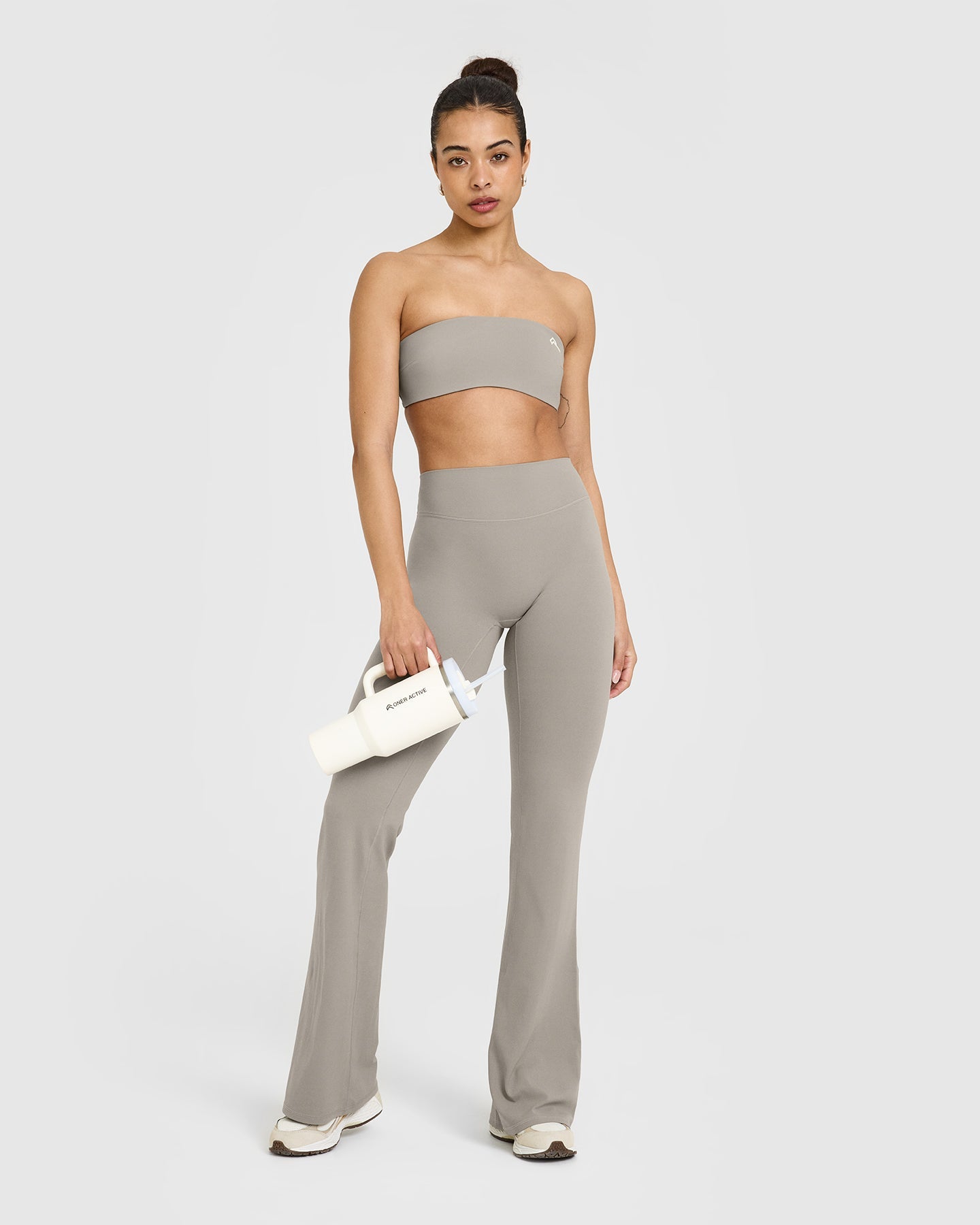 Seamless Wireless Bralette - Comfortable Micro Bandeau Bra in Warm Sand | Perfect for Yoga, Lounge & Everyday Wear