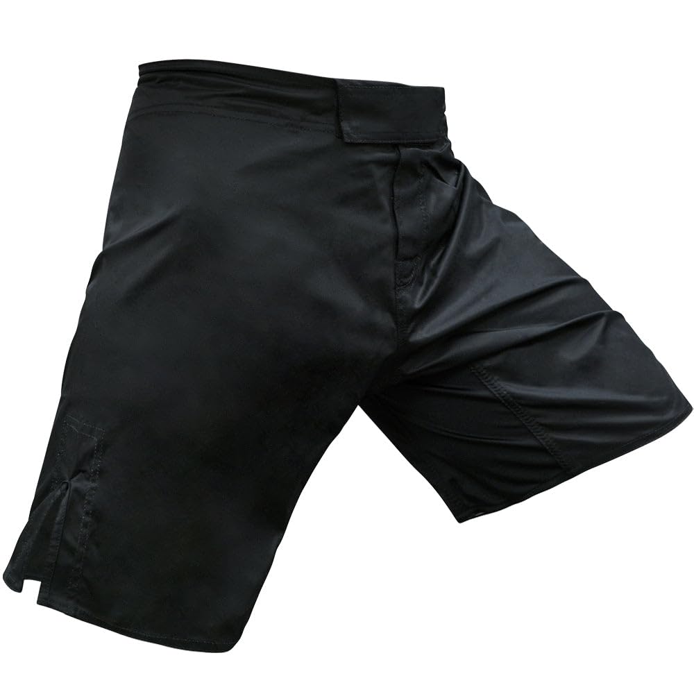 Meister Elite Flex Fighter MMA Board Shorts - Lightweight & Durable Training Shorts for MMA, BJJ, Gym Workouts - No Logo Design - Perfect for Combat Sports & Fitness Training
