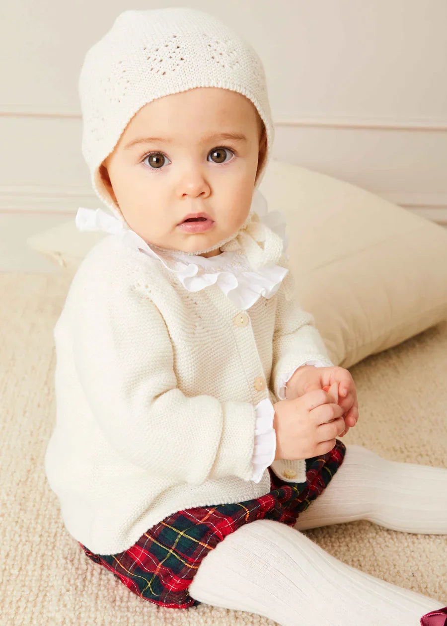 Belgravia Tartan Bloomers - Adorable Baby Girl Outfit for Photos, Parties & Special Occasions | Soft & Stylish Scottish Plaid Design