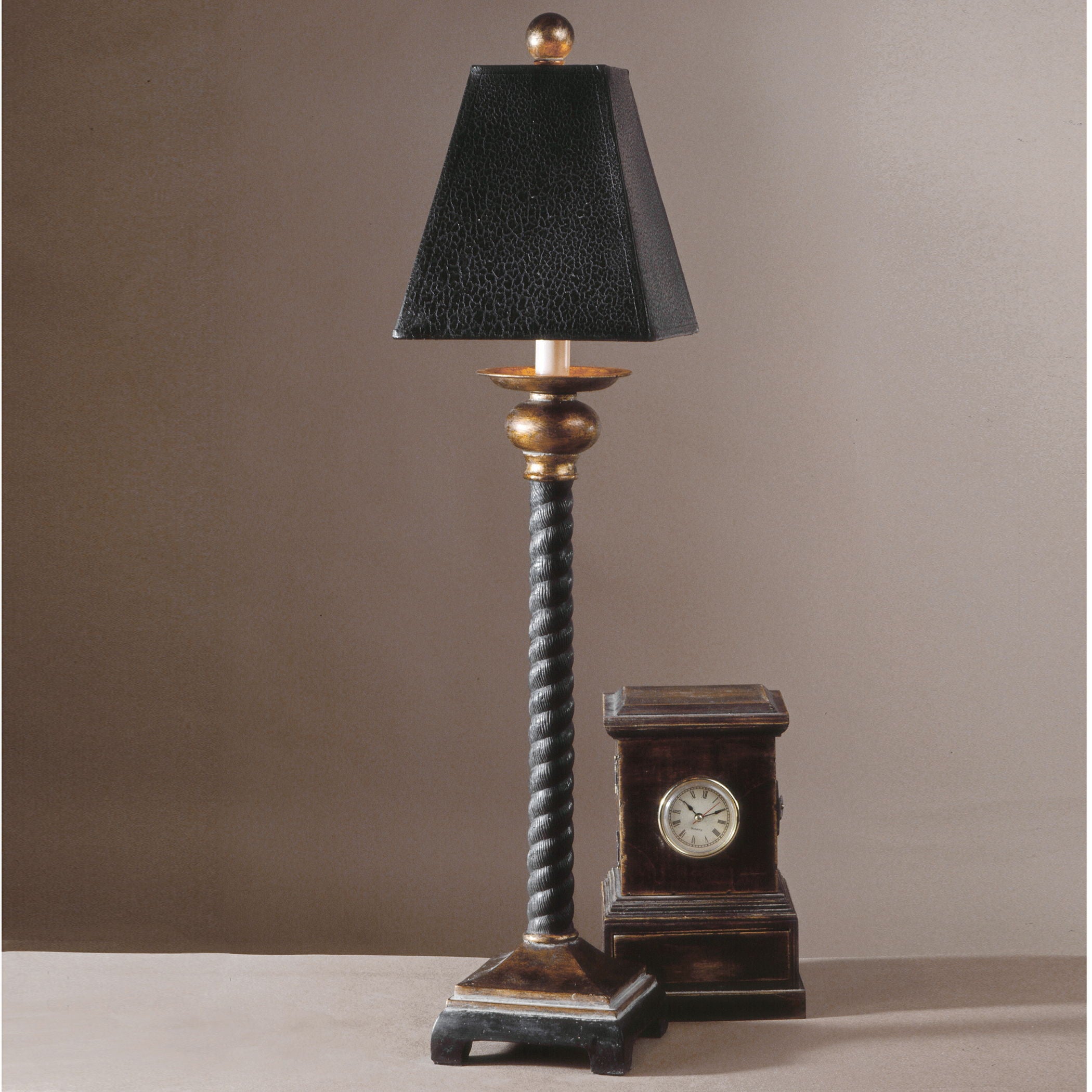 Bellcord Buffet Lamp Black - Elegant Table Lamp for Dining Room, Living Room, and Bedroom Decor - Perfect for Home Lighting and Ambience