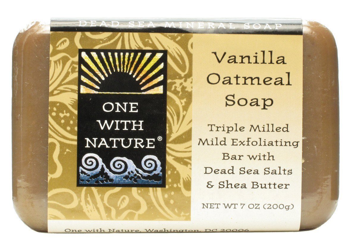Natural Vanilla Oatmeal Soap Bar for Dry & Sensitive Skin - Moisturizing Handmade Soap with Organic Ingredients - Perfect for Daily Skincare, Gift Sets & Spa Relaxation