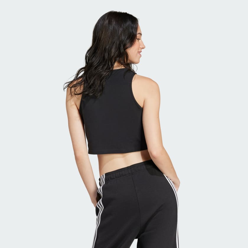 Adidas Women's Future Icons 3-Stripe Black Tank Top - Athletic Workout & Casual Wear for Running, Yoga & Gym