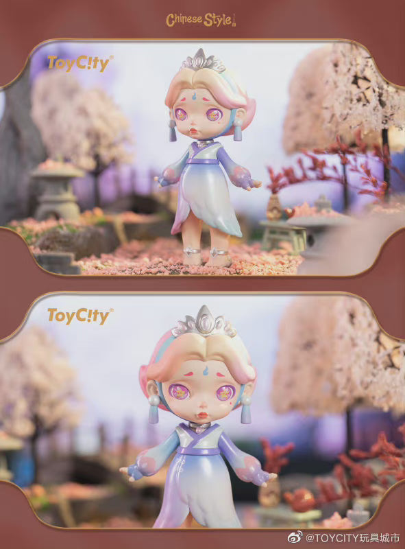 LAURA Chinese Style Capsule Blind Box Series - Collectible Miniature Figurines for Home Decor, Office Display & Gift Giving
