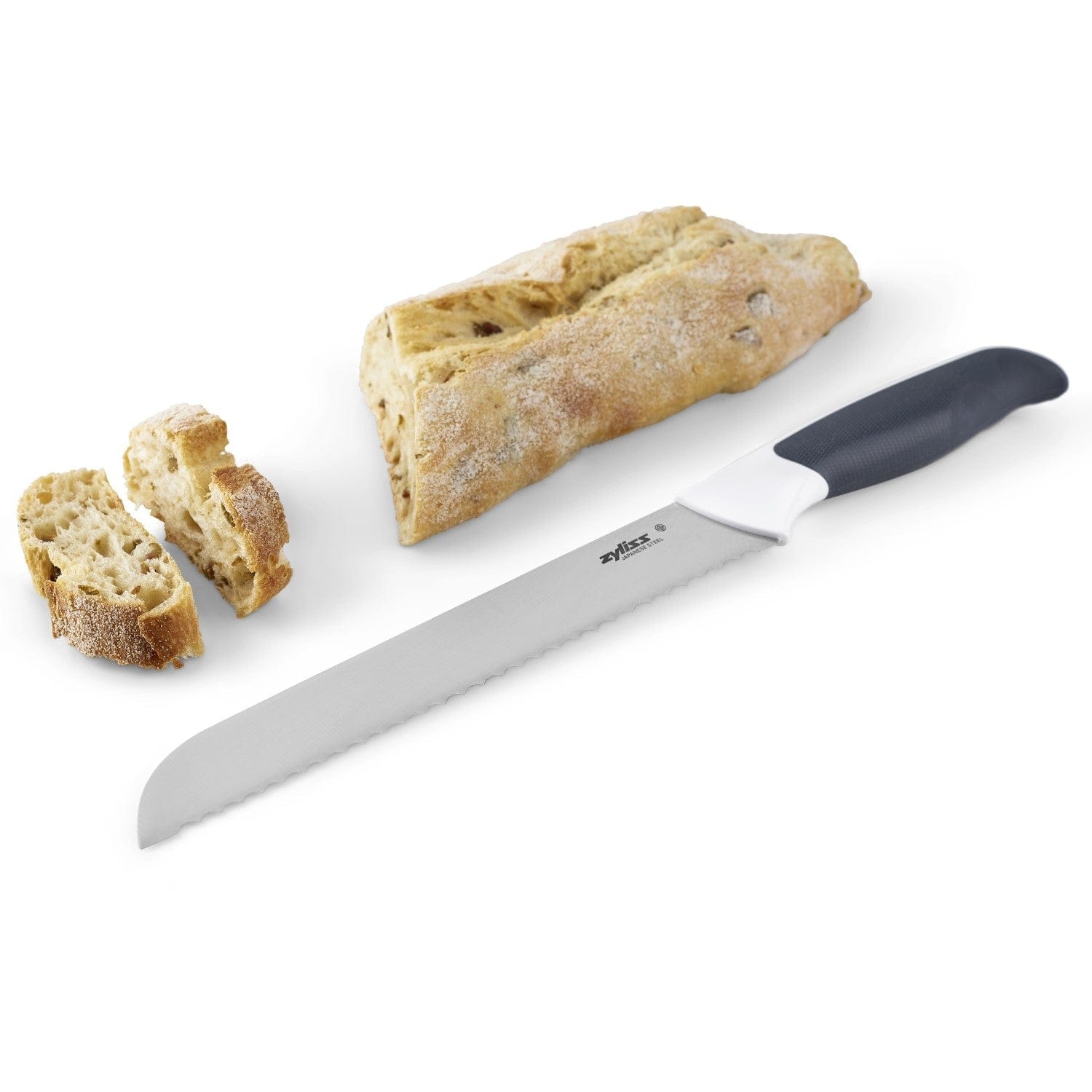 Zyliss Comfort 8-Inch Bread Knife - Ergonomic Handle for Effortless Slicing - Perfect for Homemade Bread, Cakes & Pastries