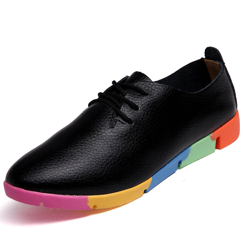 Premium Korean Leather Casual Shoes for Men & Women - Comfortable & Stylish for Everyday Wear, Office, and Travel