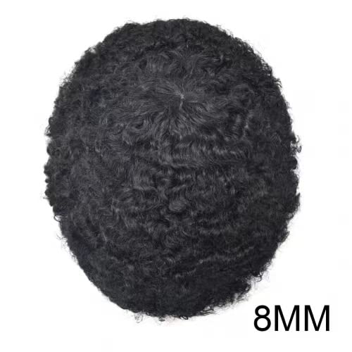 1# JET BLACK-100% light to medium density 8mm-wave