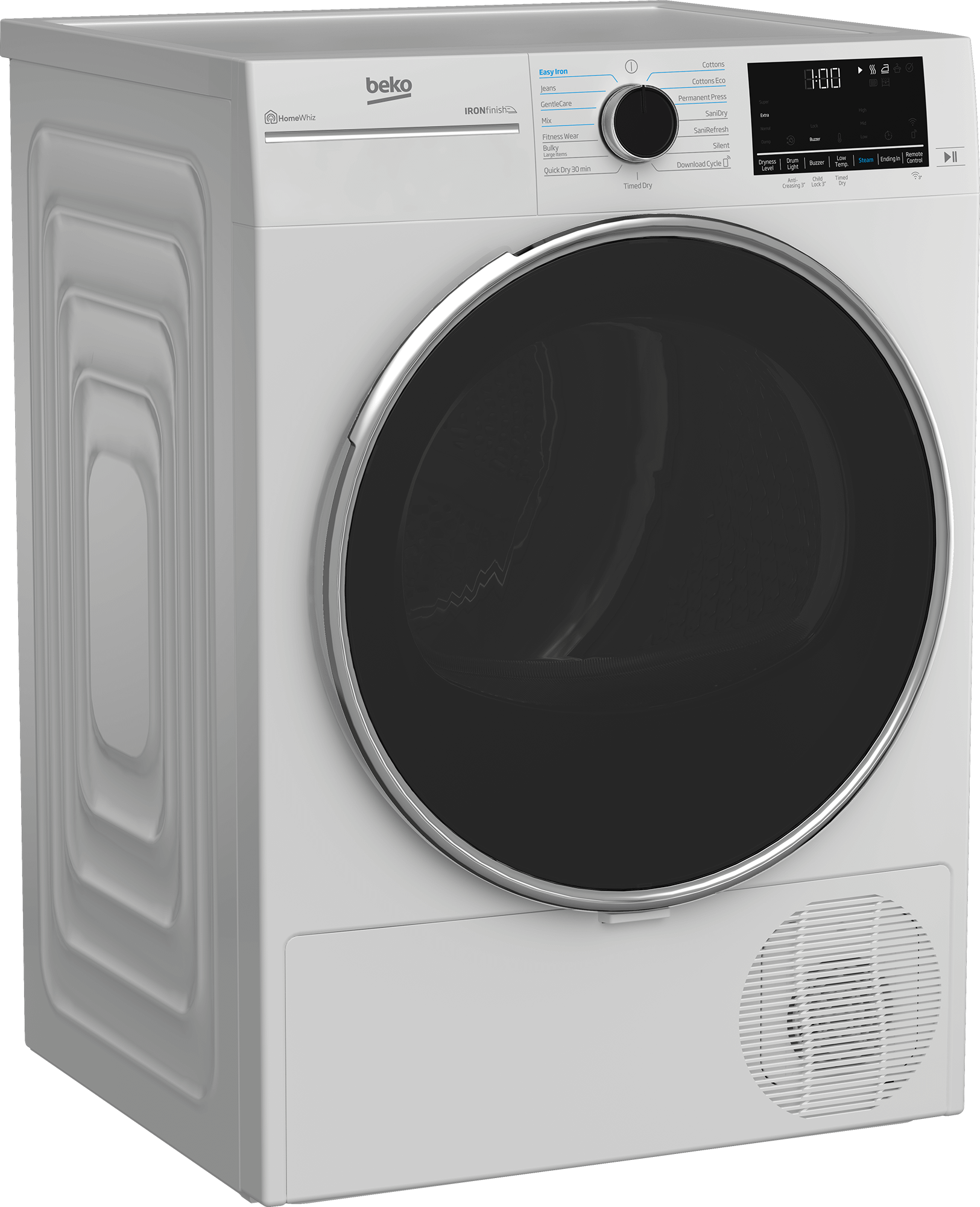 Beko HPD24414W 24 Inch Heat Pump Ventless Front Load Dryer - Energy Efficient Laundry Solution for Apartments & Small Spaces